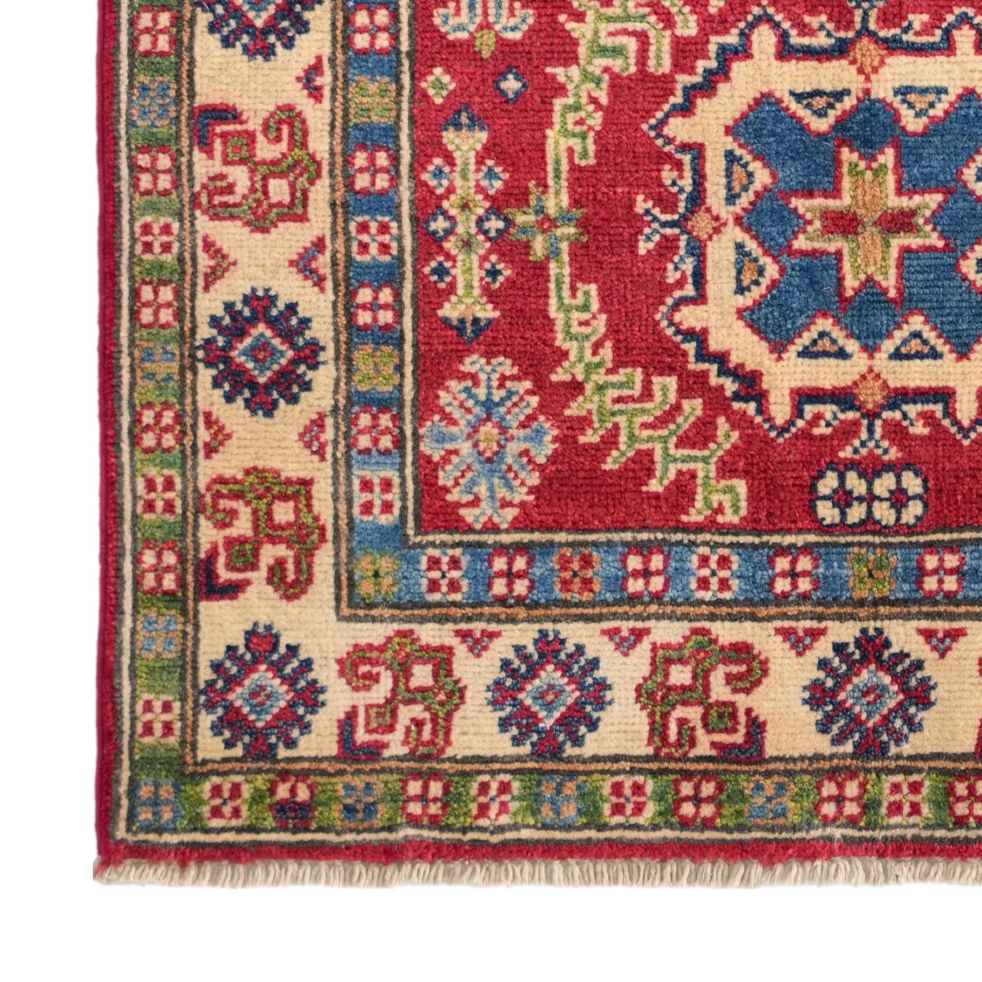 2' 7 x 4' 1 Hand Knotted Kazak Rug