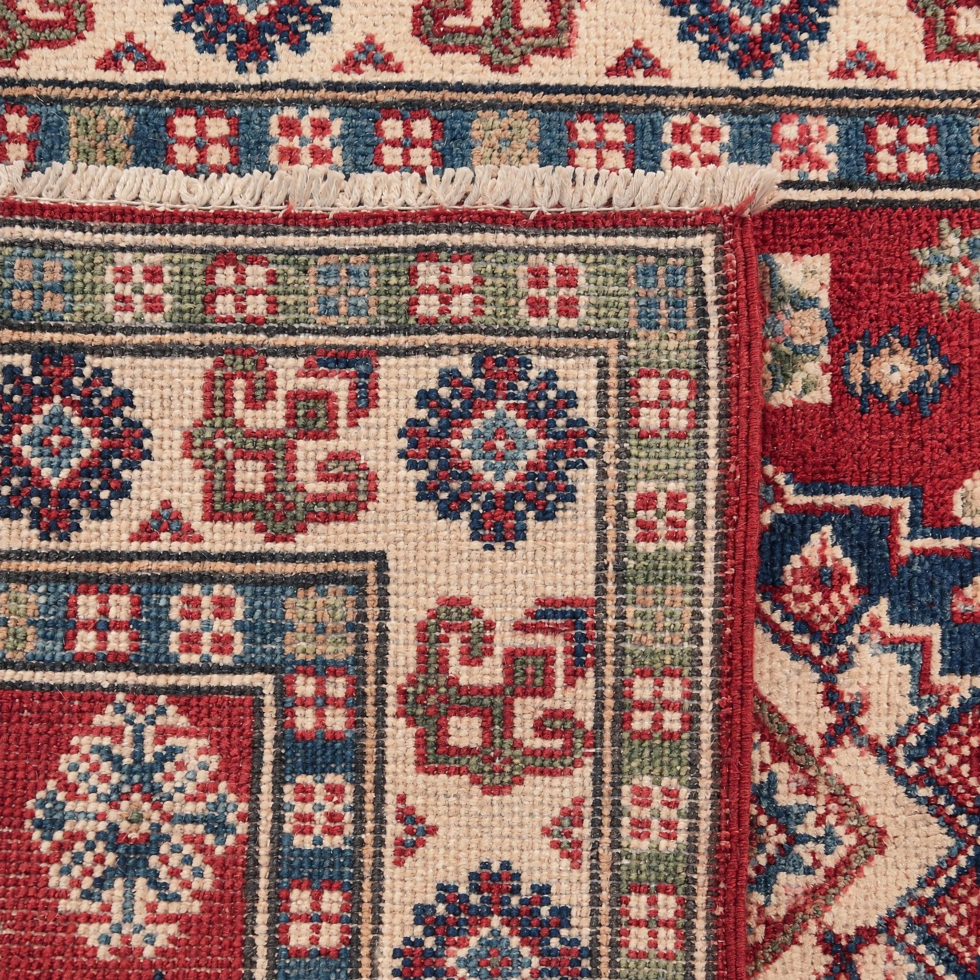 80cm x 125cm Hand Knotted Kazak Rug