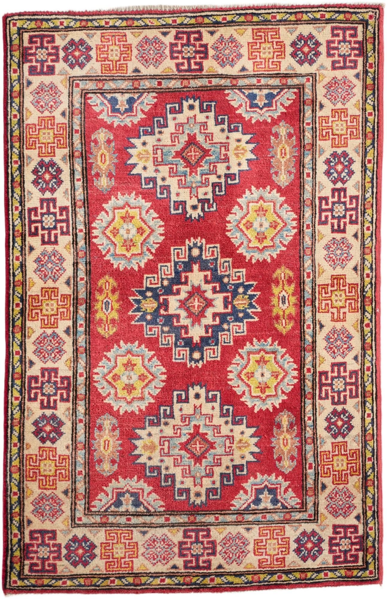 2' 7 x 4' 1 Hand Knotted Kazak Rug