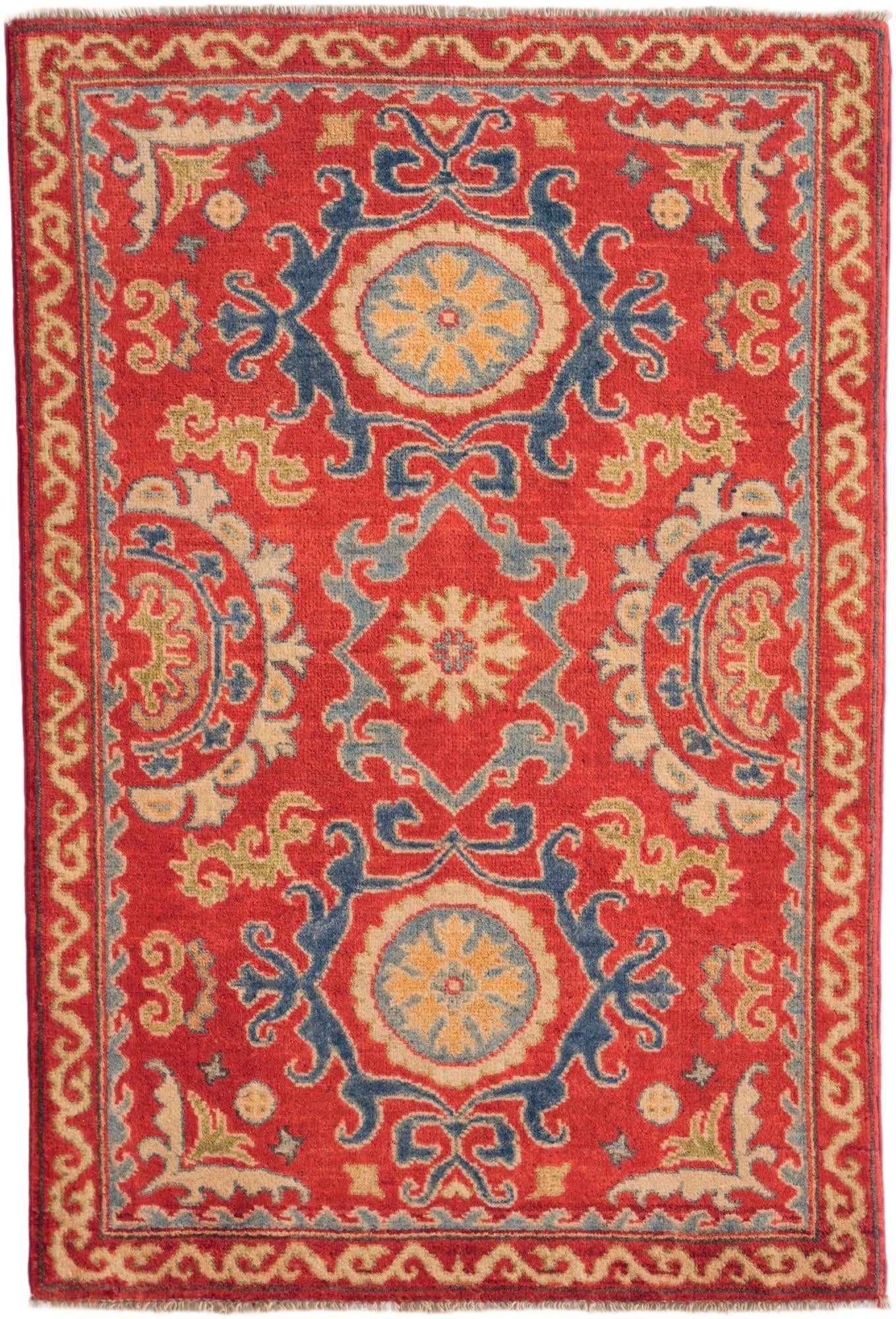 2' 7 x 3' 10 Hand Knotted Kazak Rug
