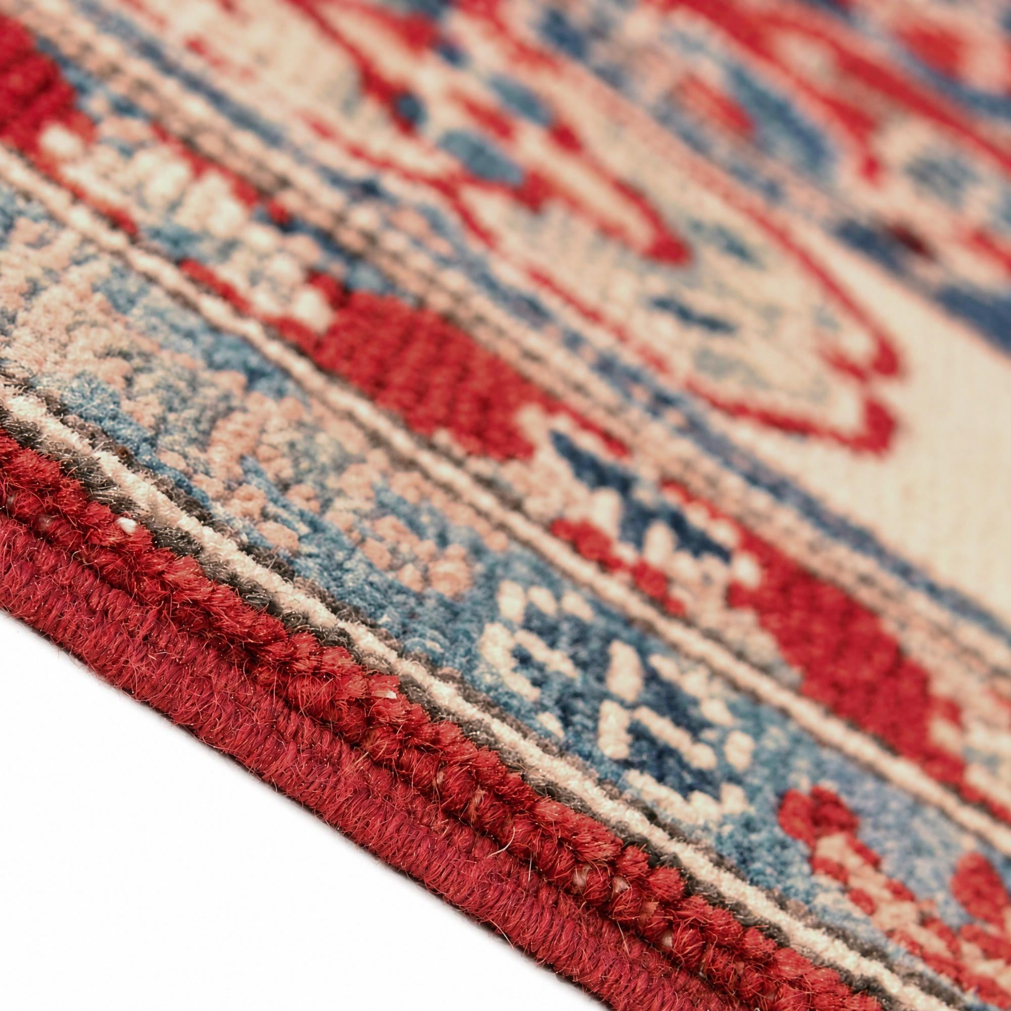 155cm x 215cm Handgeknüpft Kazak Teppich