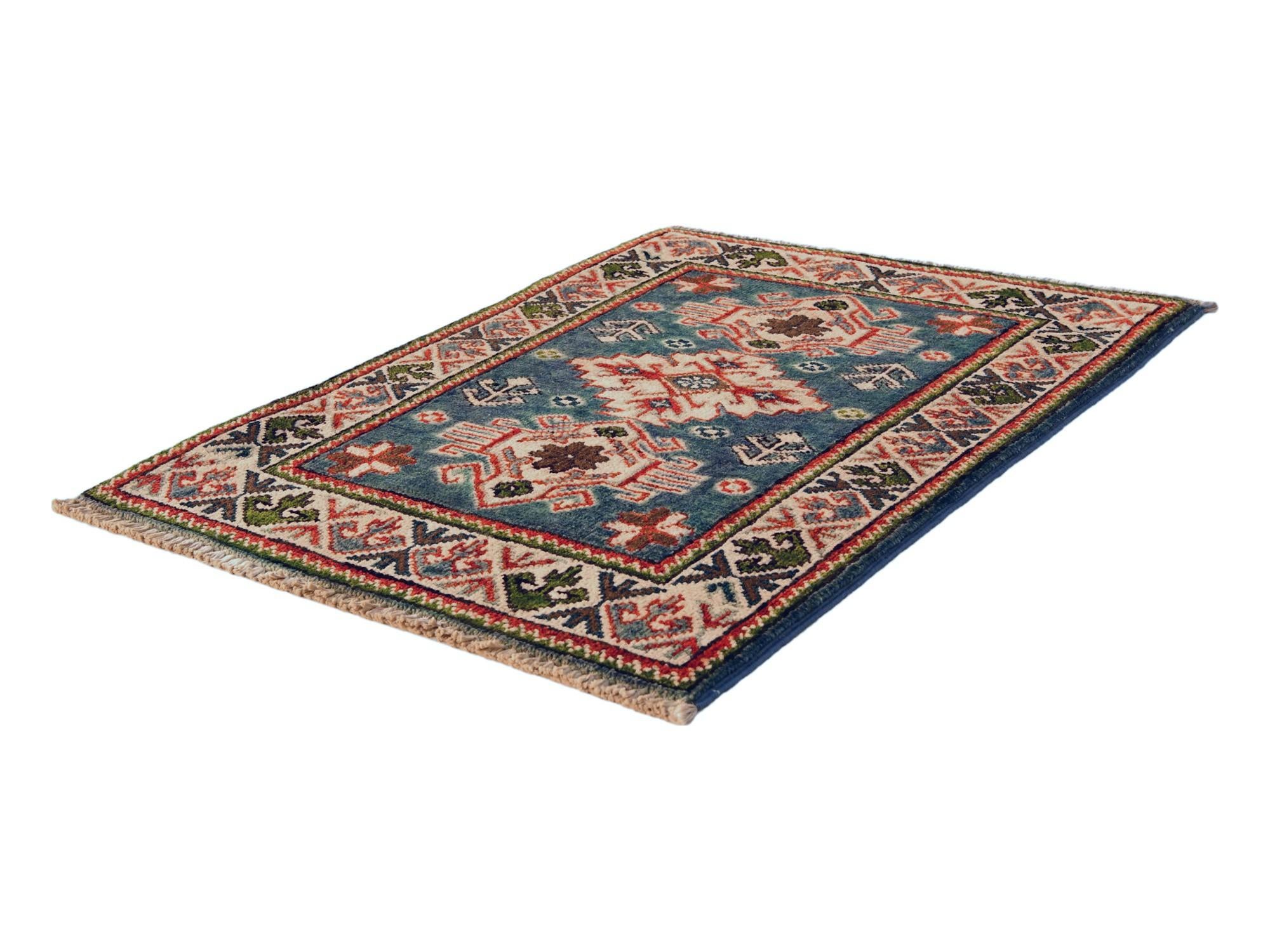 65cm x 85cm Hand Knotted Kazak Rug