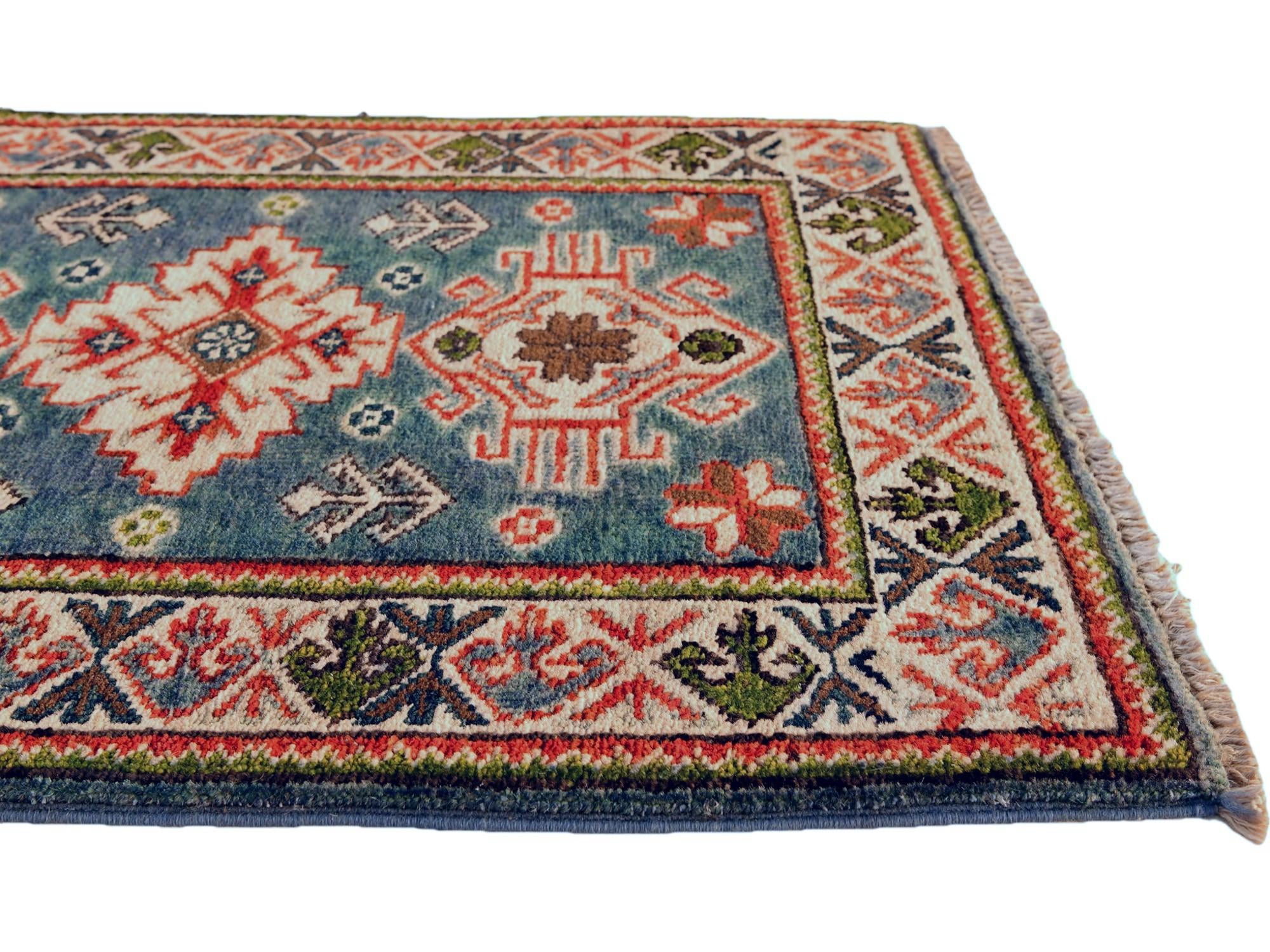 65cm x 85cm Hand Knotted Kazak Rug