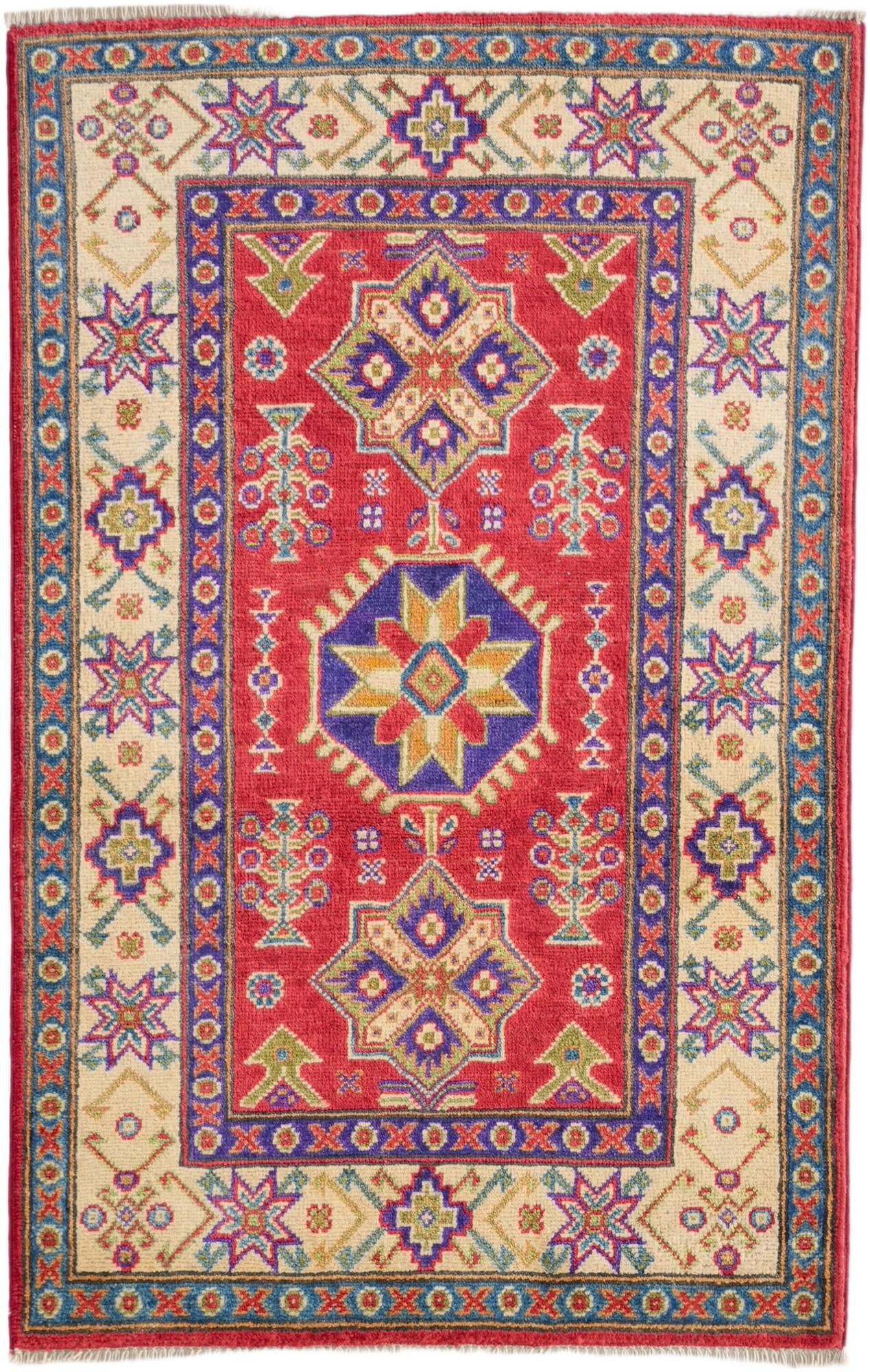 2' 8 x 4' 2 Hand Knotted Kazak Rug