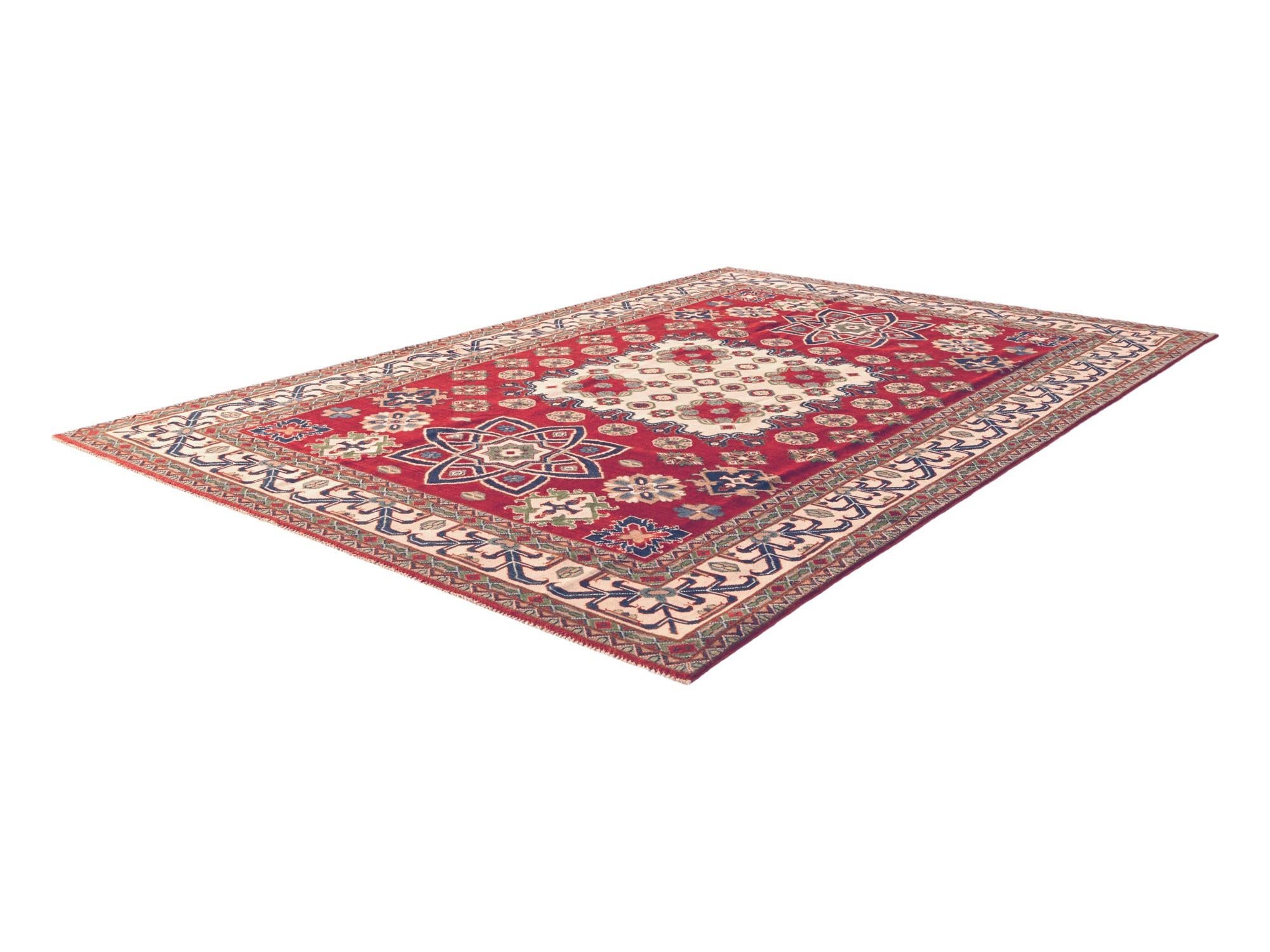 7' 1 x 10' 2 Hand Knotted Kazak Rug