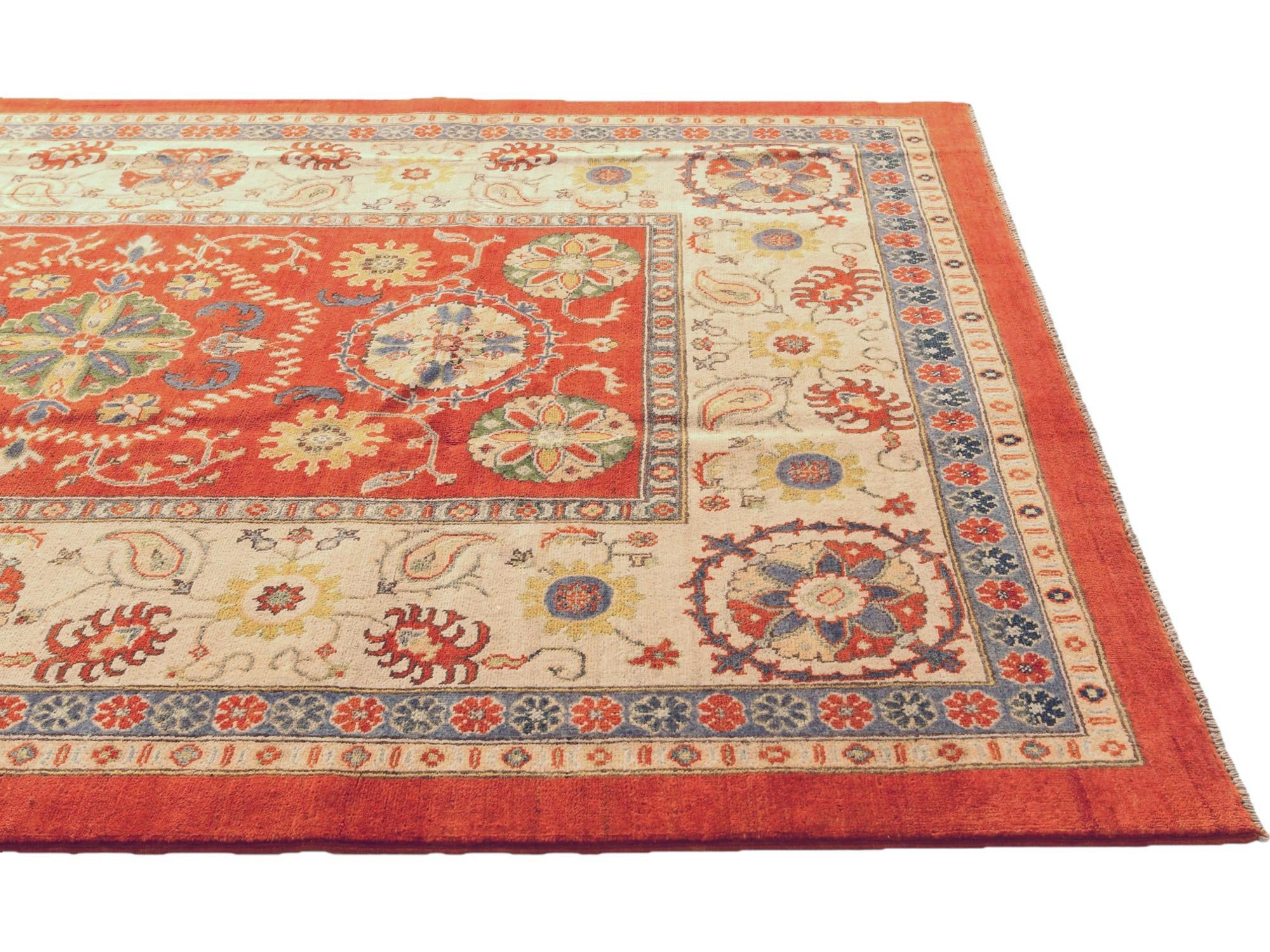 6' 2 x 8' 8 Hand Knotted Kazak Rug
