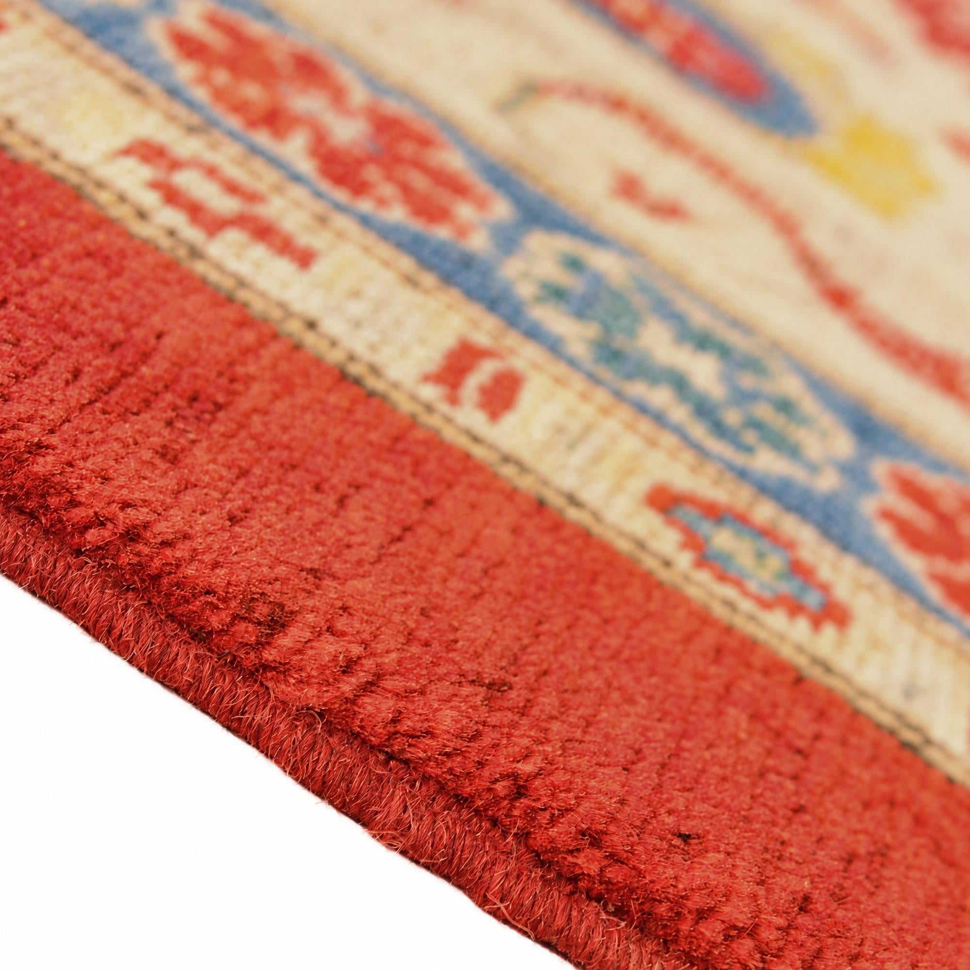 190cm x 265cm Hand Knotted Kazak Rug