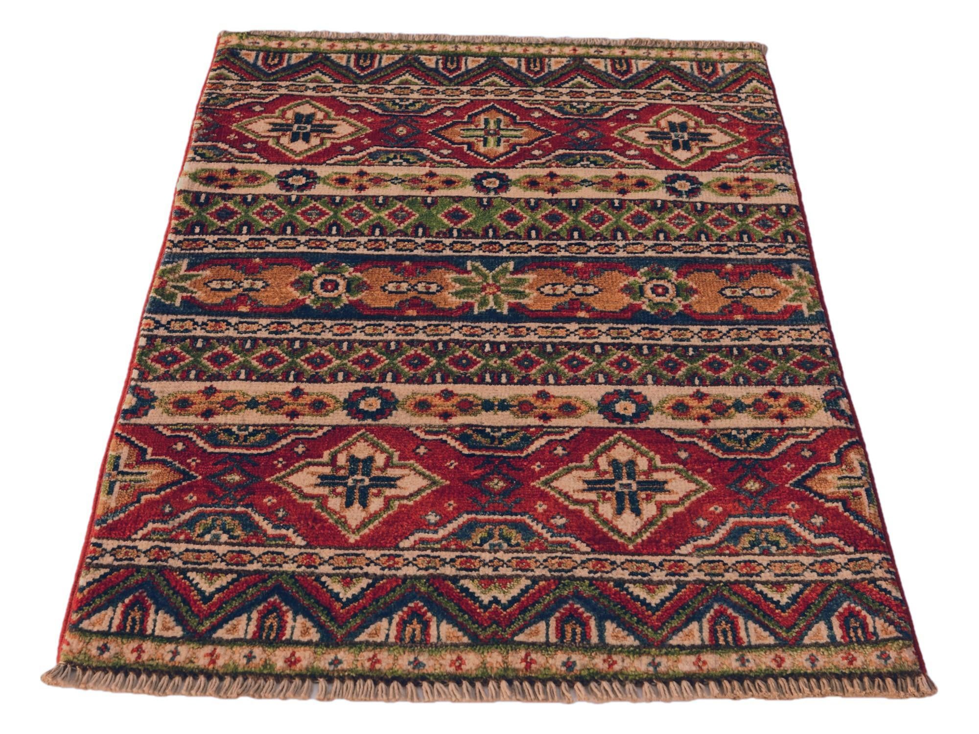 2' 1 x 2' 11 Hand Knotted Kazak Rug