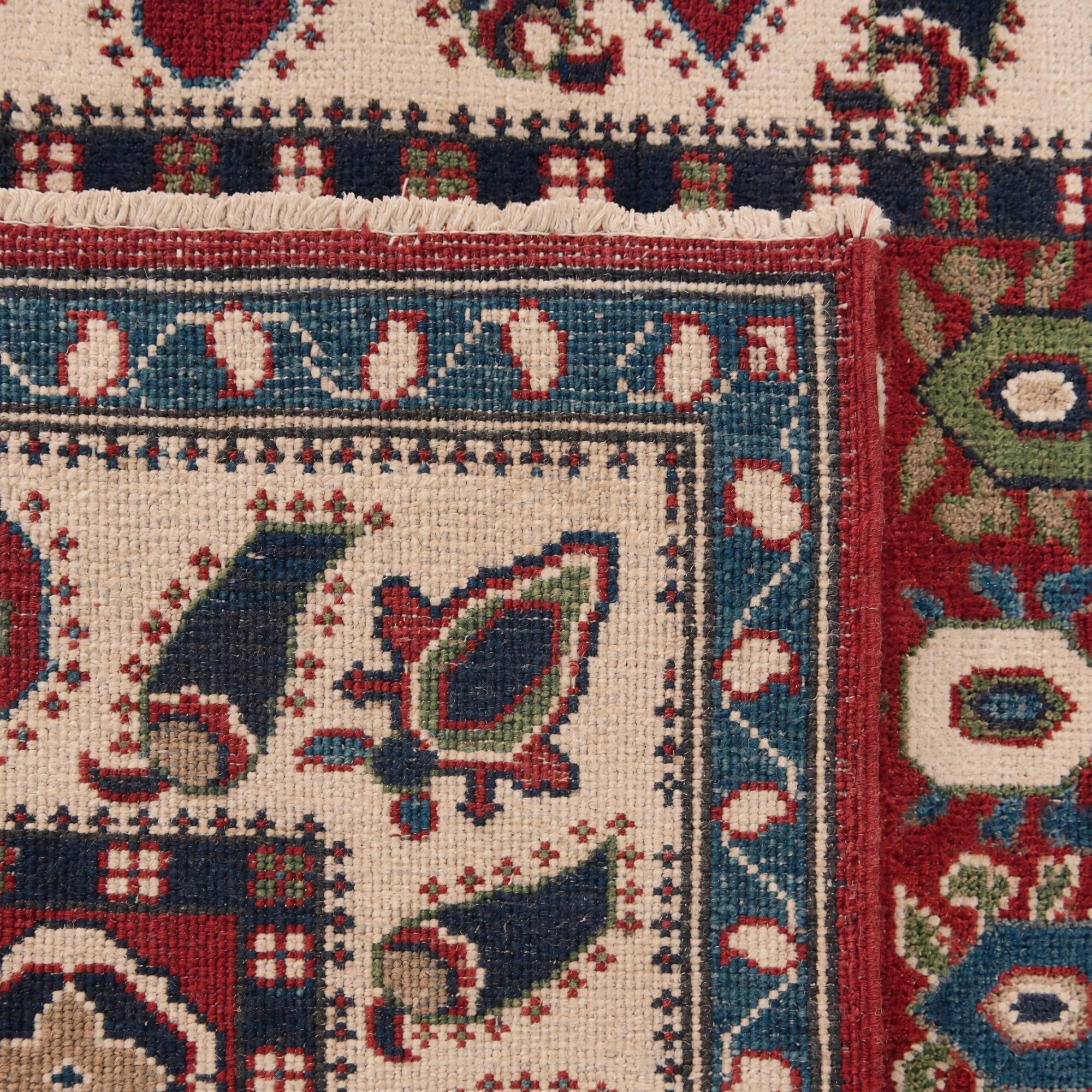 100cm x 150cm Hand Knotted Kazak Rug