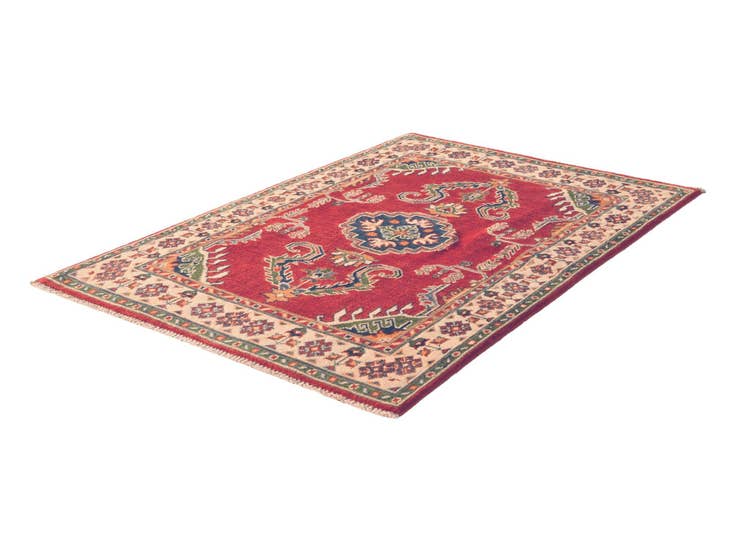 Detail image of 3' 3 x 4' 10 Hand Knotted Kazak Rug