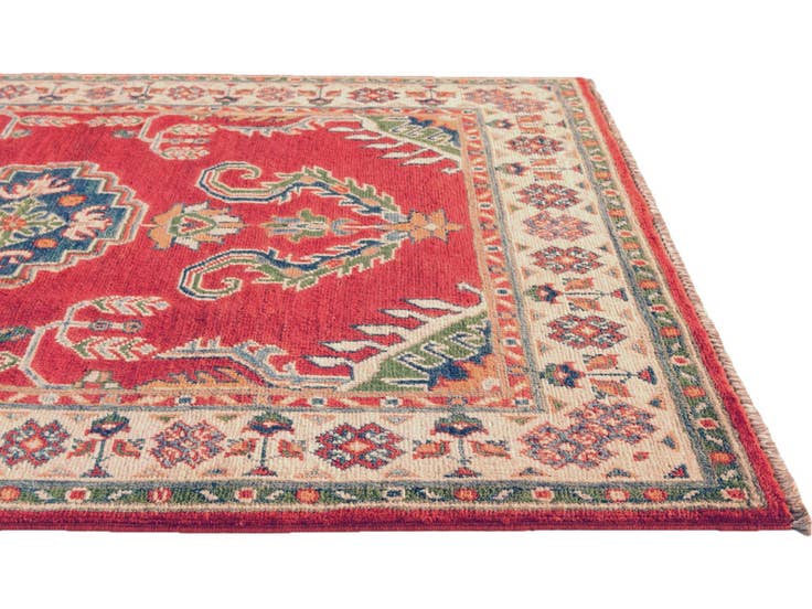 Detail image of 3' 3 x 4' 10 Hand Knotted Kazak Rug