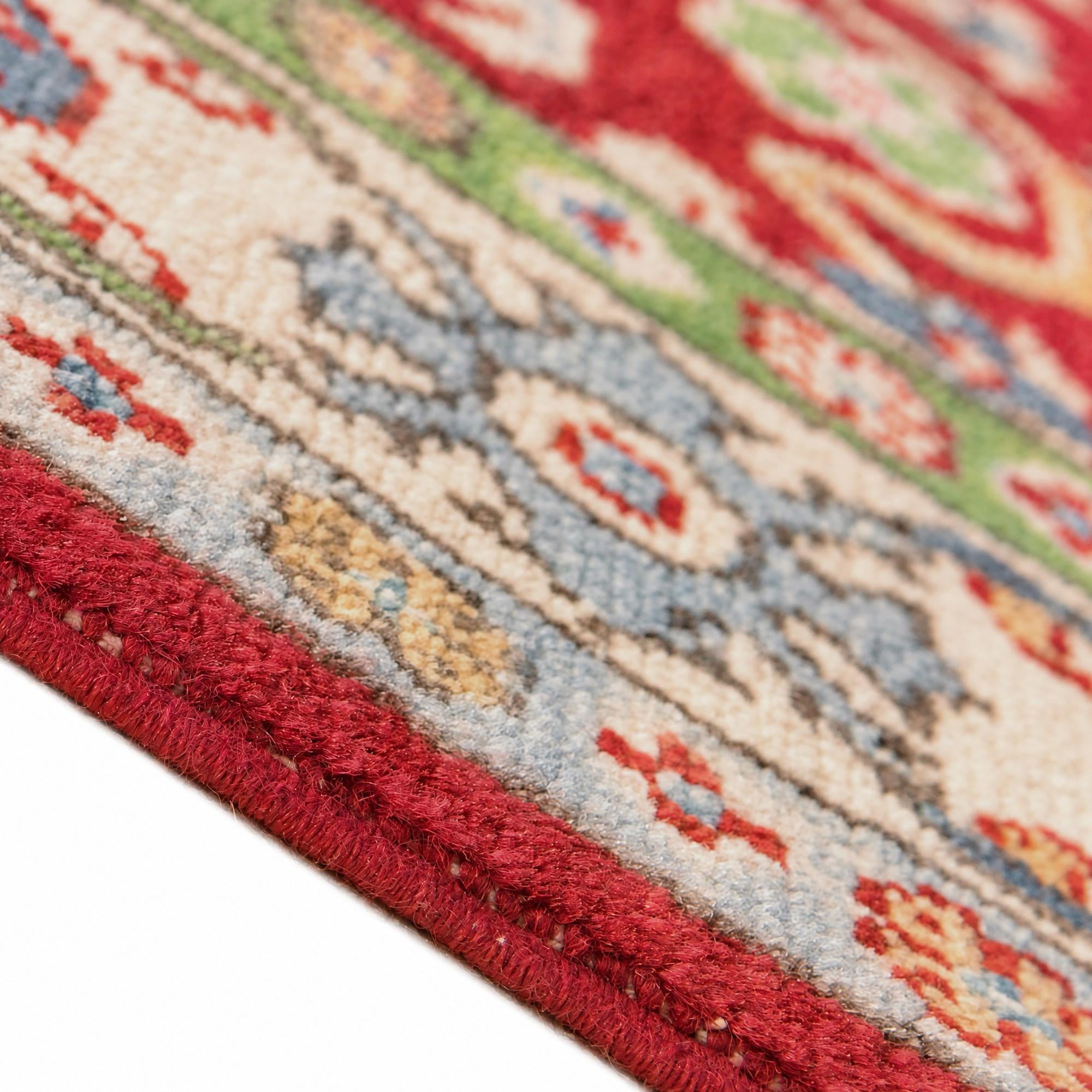 100cm x 155cm Hand Knotted Kazak Rug