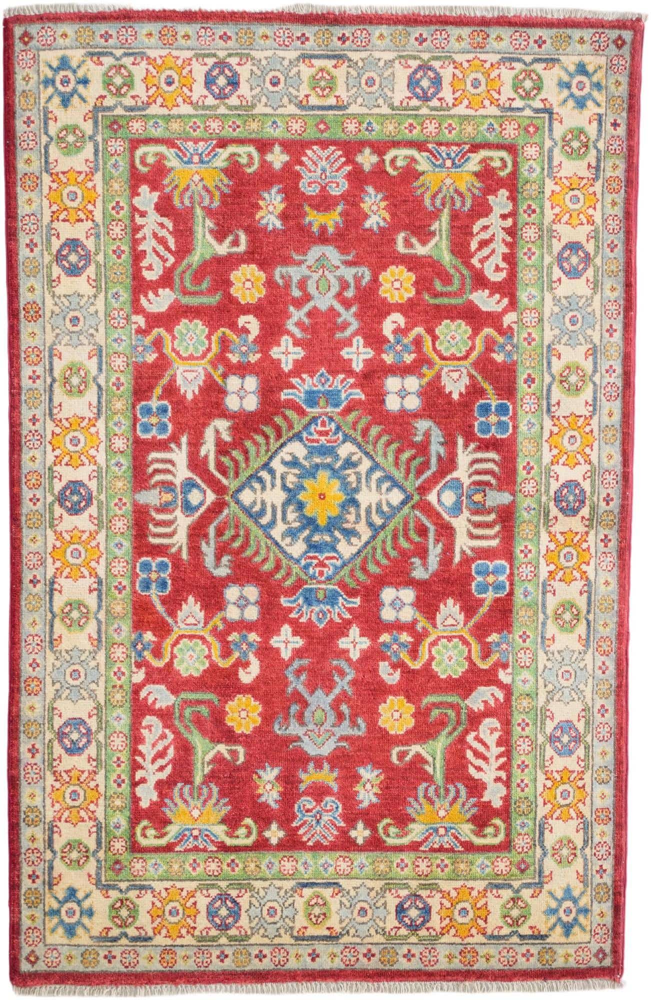 3' 3 x 5' 1 Hand Knotted Kazak Rug