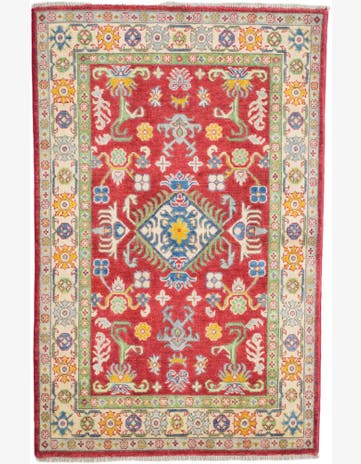 3' 3 x 5' 1 Hand Knotted Kazak Rug