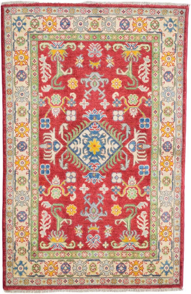3' 3 x 5' 1 Hand Knotted Kazak Rug