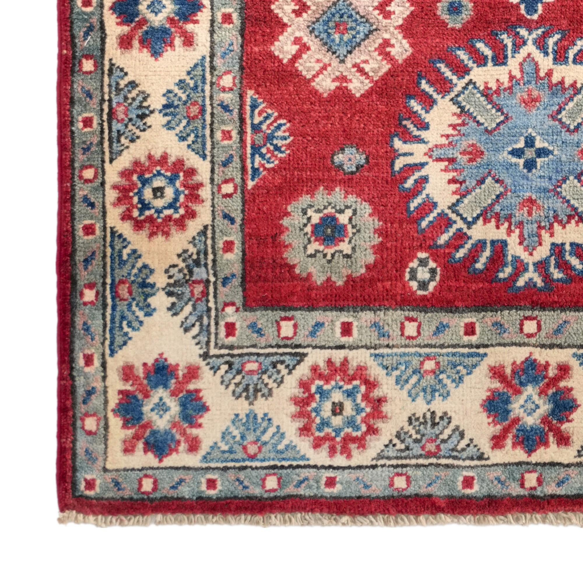 2' 9 x 4' 2 Hand Knotted Kazak Rug