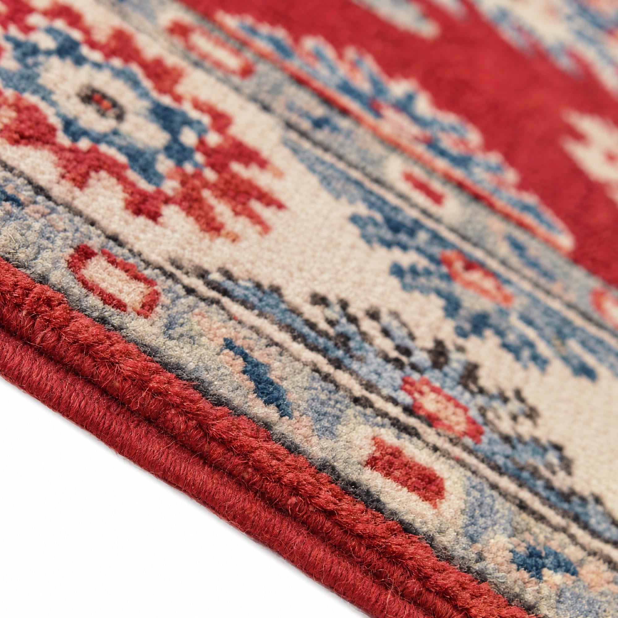 85cm x 125cm Hand Knotted Kazak Rug