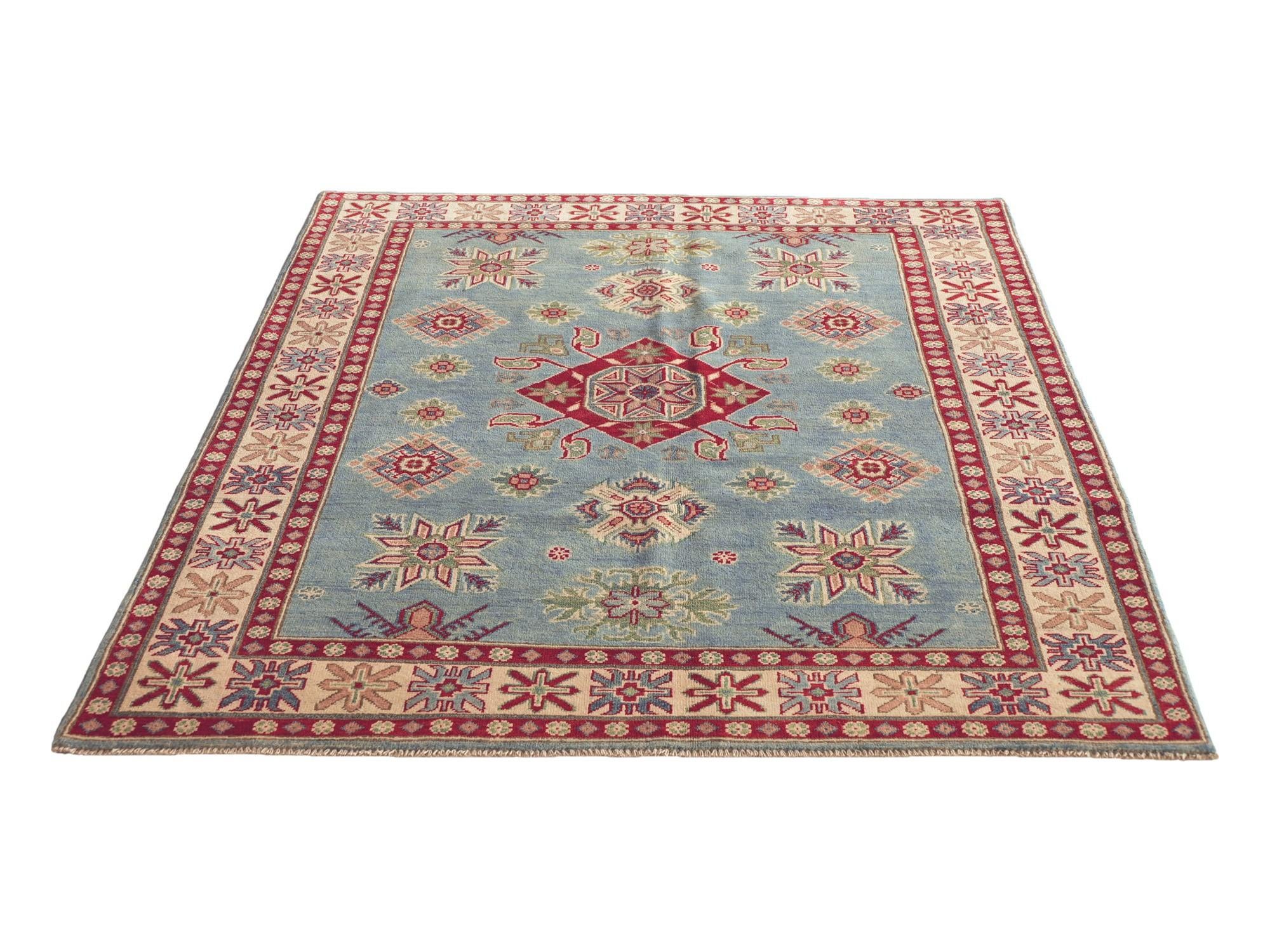 Detail image 5 of 12: 5' 3 x 6' 7 Hand Knotted Kazak Rug