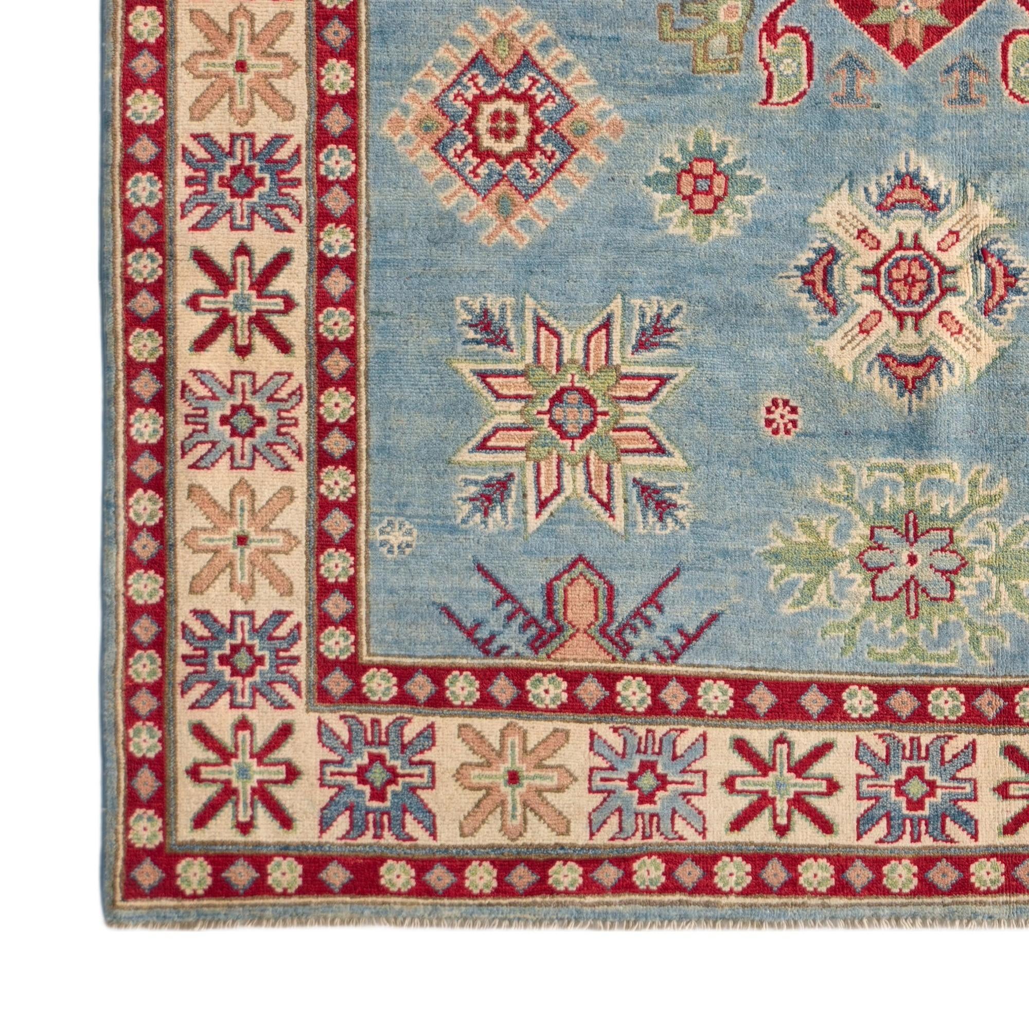Detail image 7 of 12: 5' 3 x 6' 7 Hand Knotted Kazak Rug