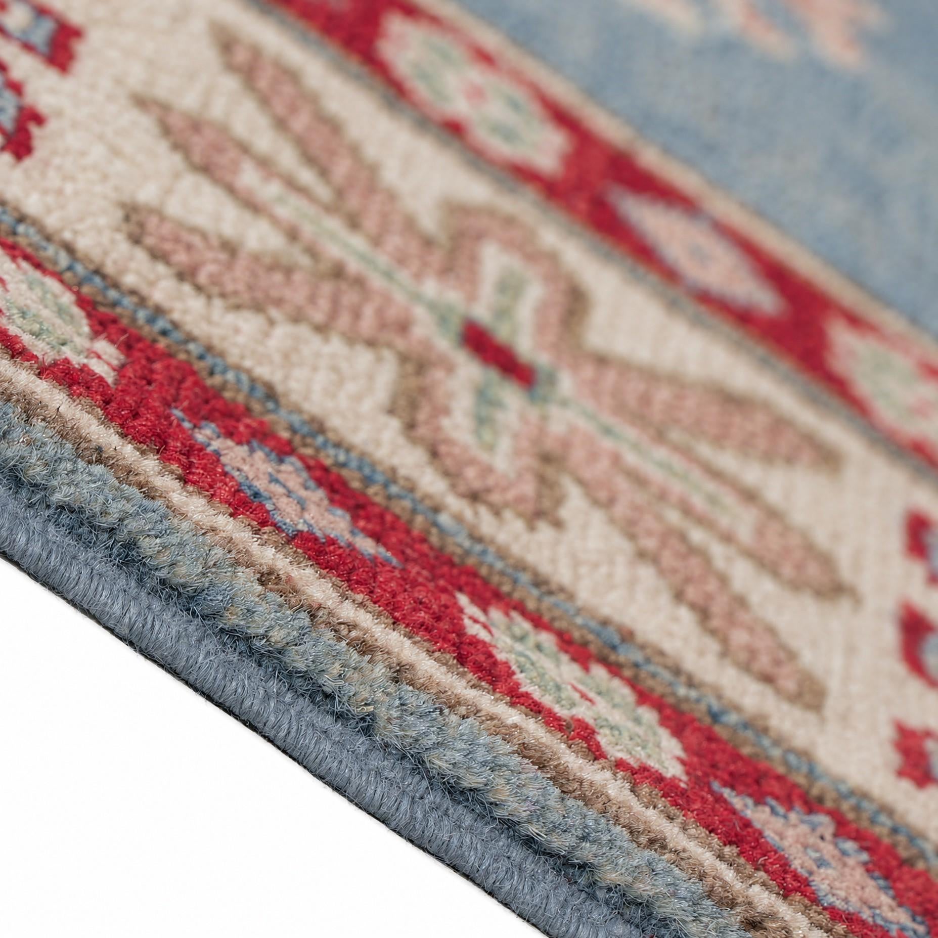 Detail image 8 of 12: 5' 3 x 6' 7 Hand Knotted Kazak Rug
