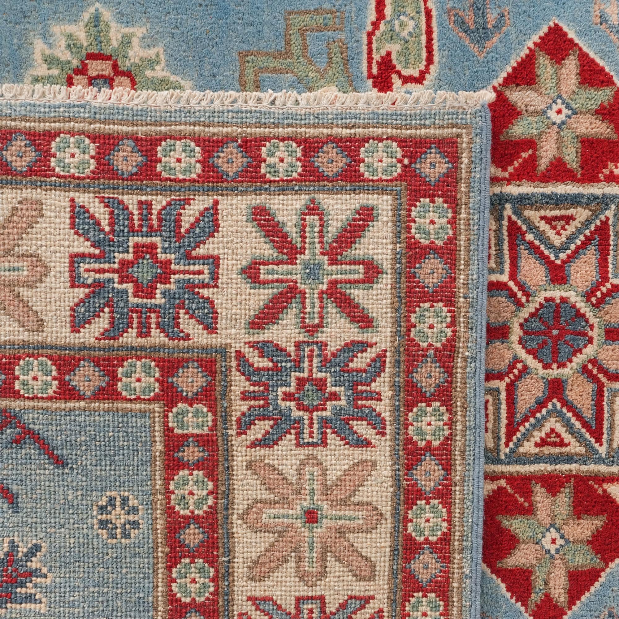 Detail image 12 of 12: 5' 3 x 6' 7 Hand Knotted Kazak Rug