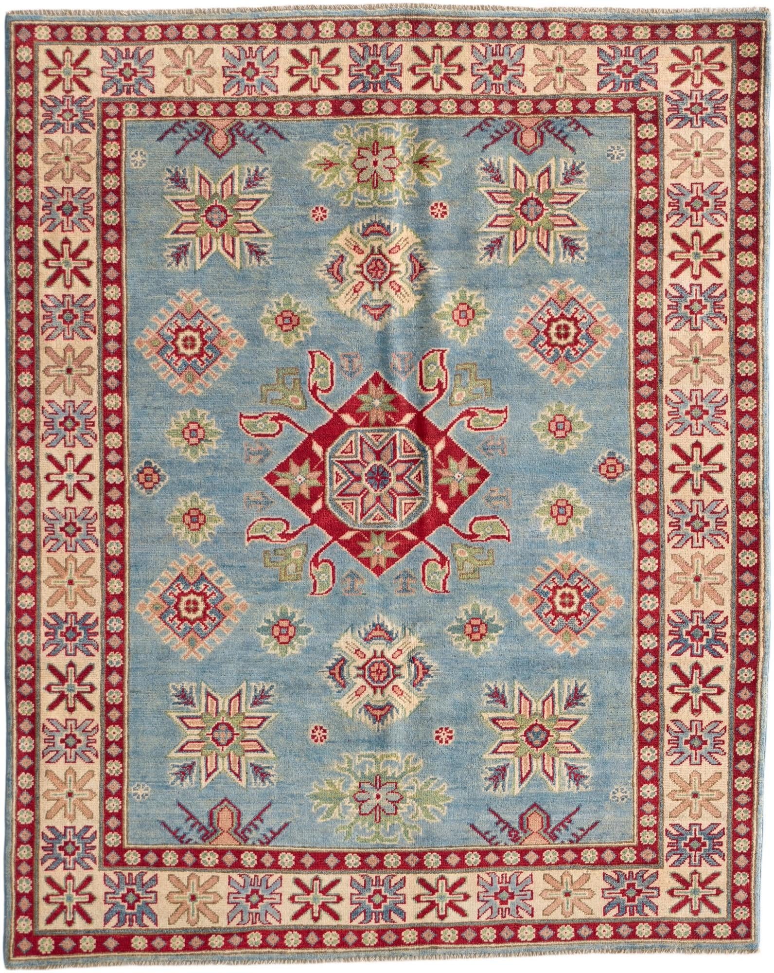 Detail image 2 of 12: 5' 3 x 6' 7 Hand Knotted Kazak Rug