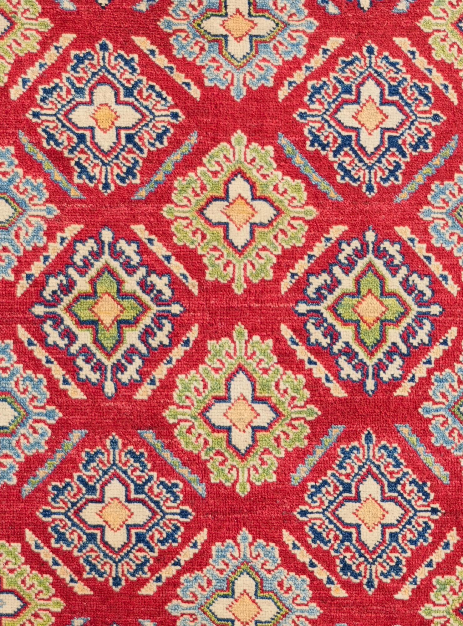 4' 1 x 6' Hand Knotted Kazak Rug