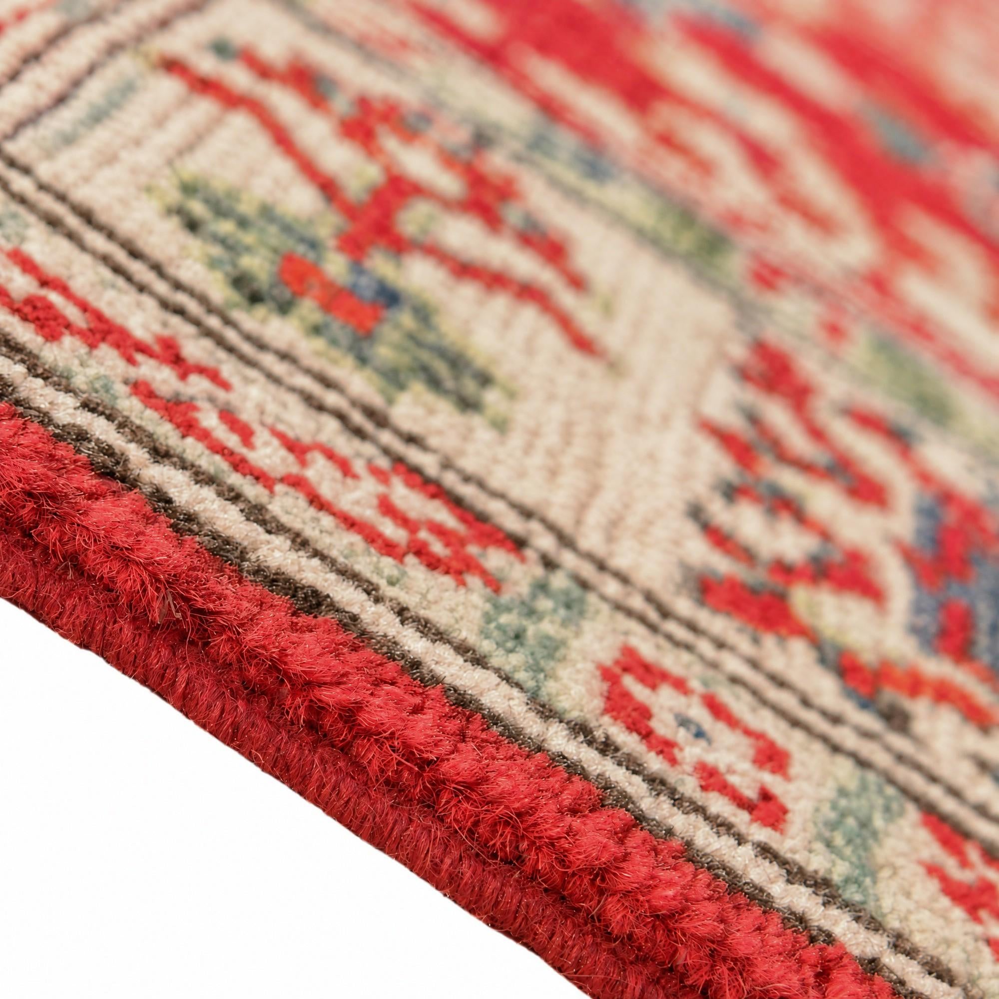 3' 10 x 6' Hand Knotted Kazak Rug