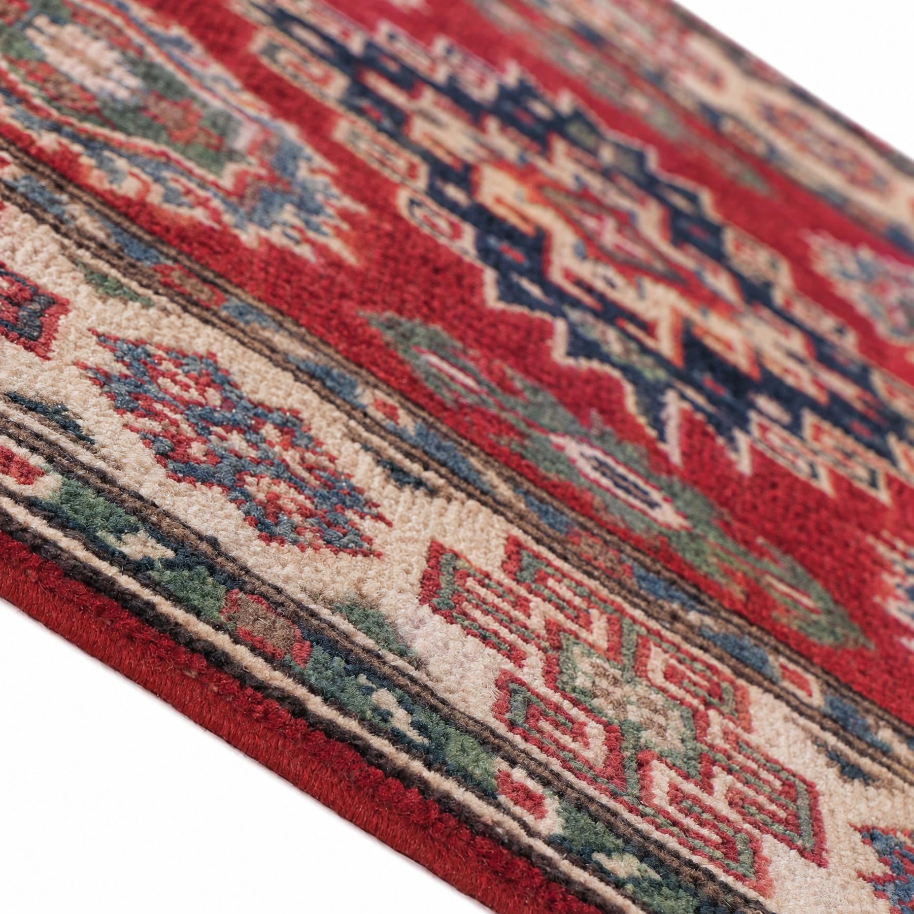 85cm x 125cm Handgeknüpft Kazak Teppich