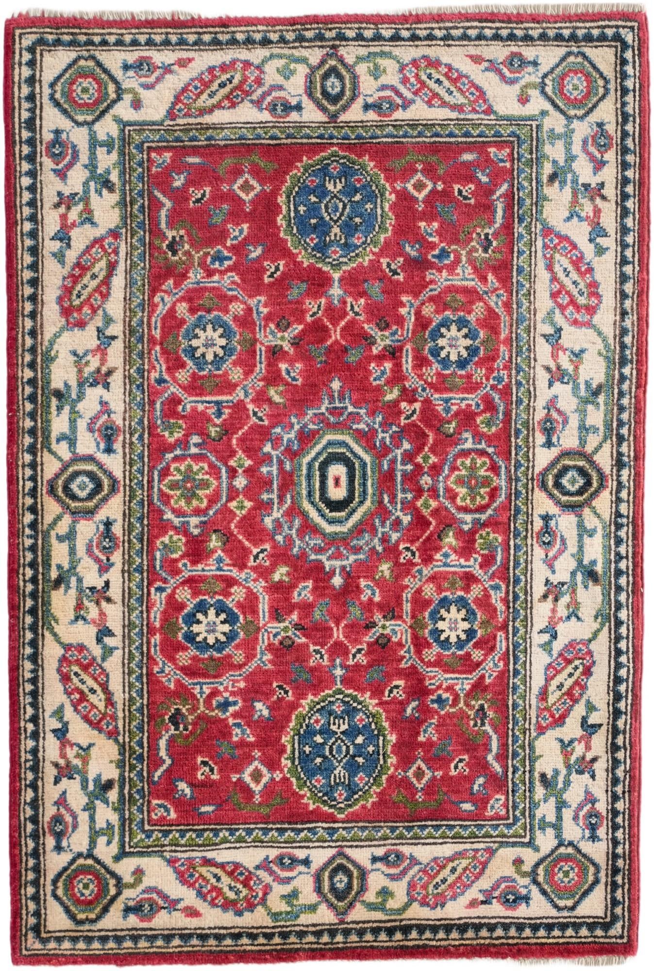 2' 9 x 4' 1 Hand Knotted Kazak Rug