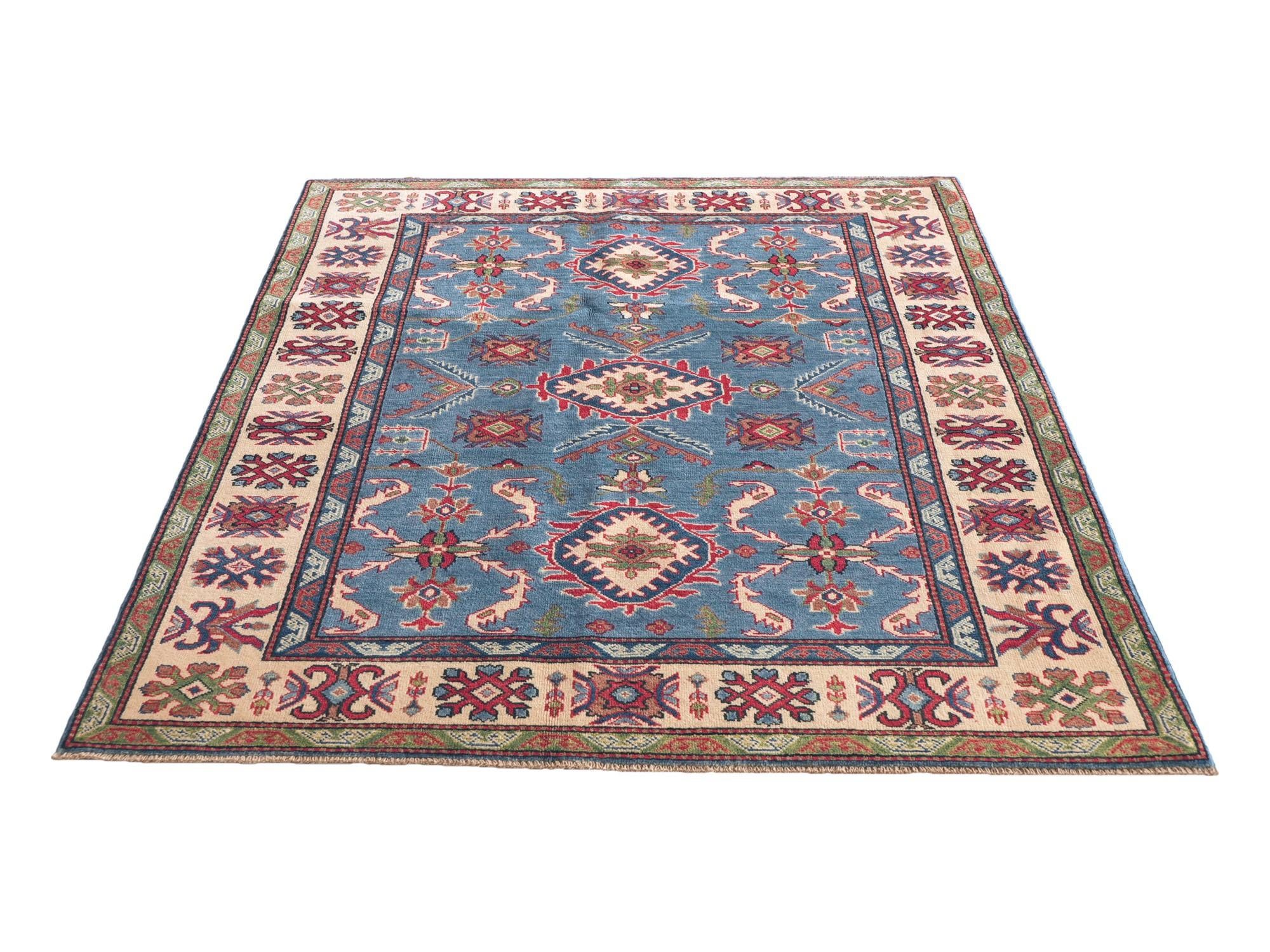 Detail image 5 of 11: 5' x 6' 9 Hand Knotted Kazak Rug