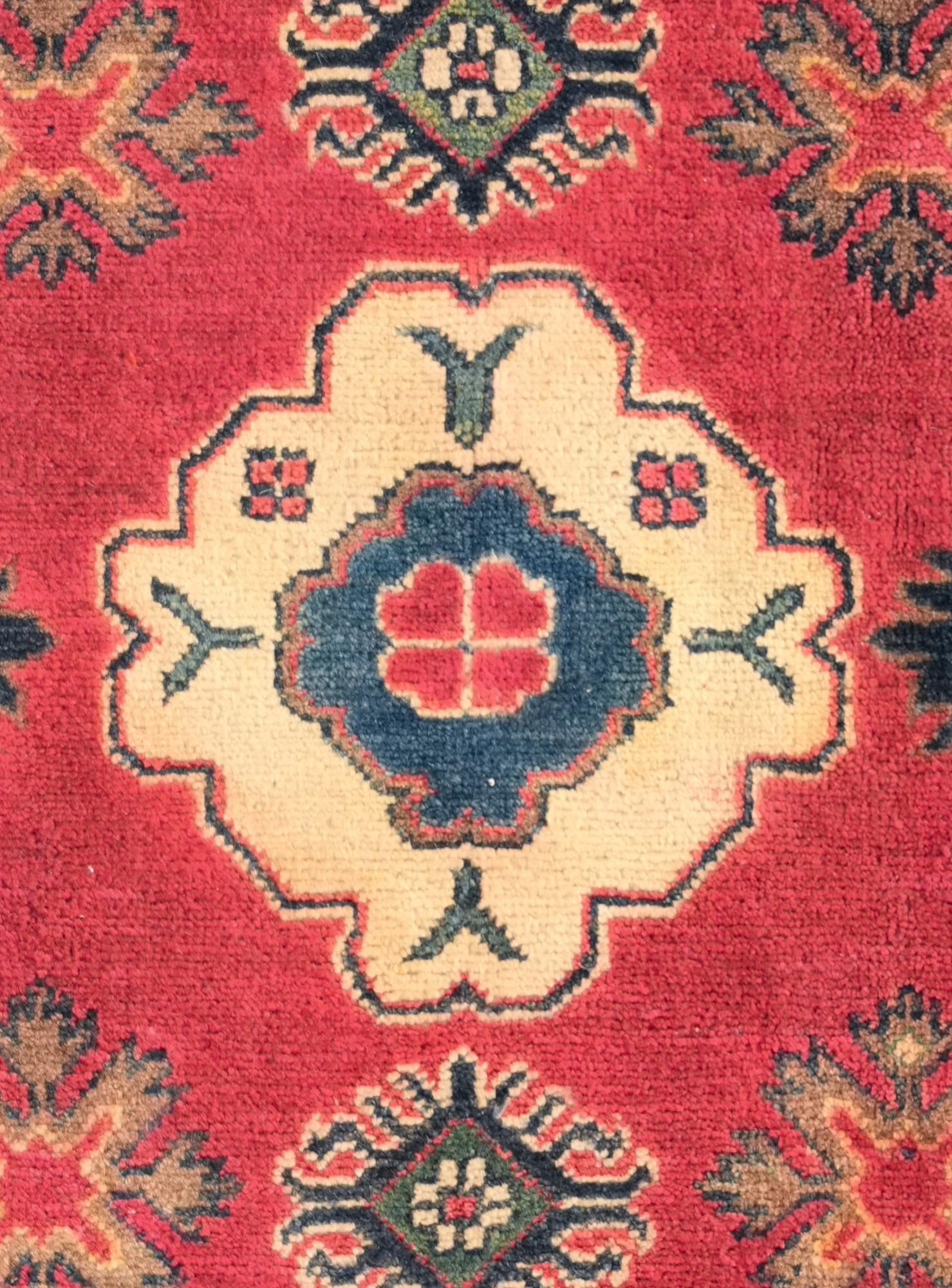 3' 11 x 5' 10 Hand Knotted Kazak Rug