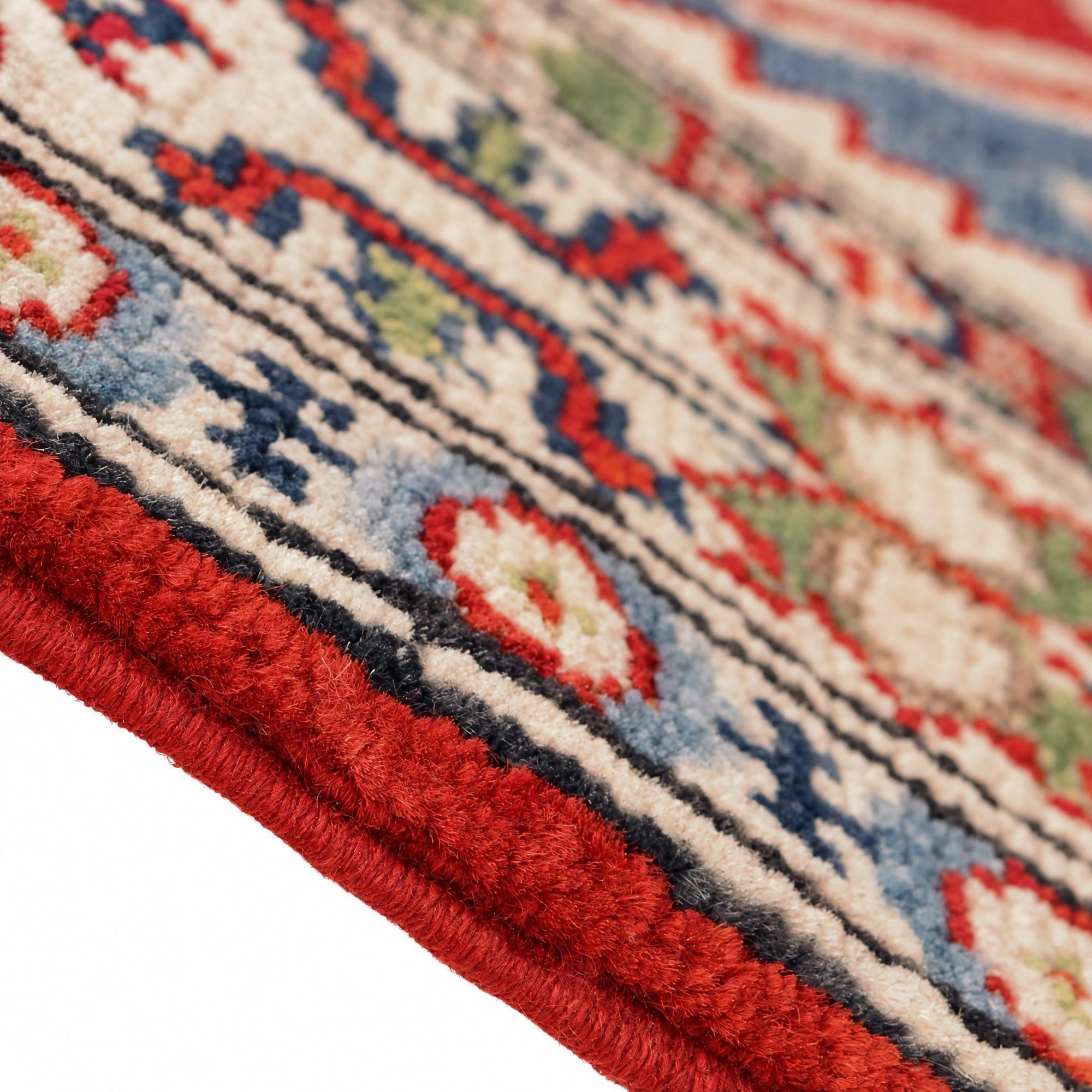 85cm x 120cm Hand Knotted Kazak Rug