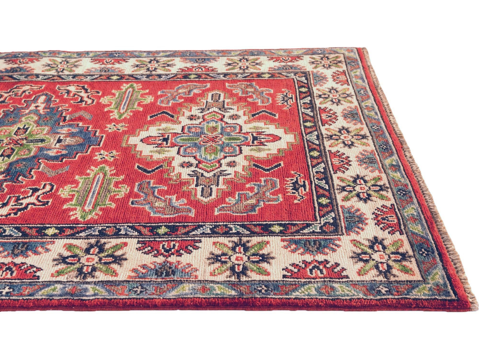 95cm x 155cm Hand Knotted Kazak Rug