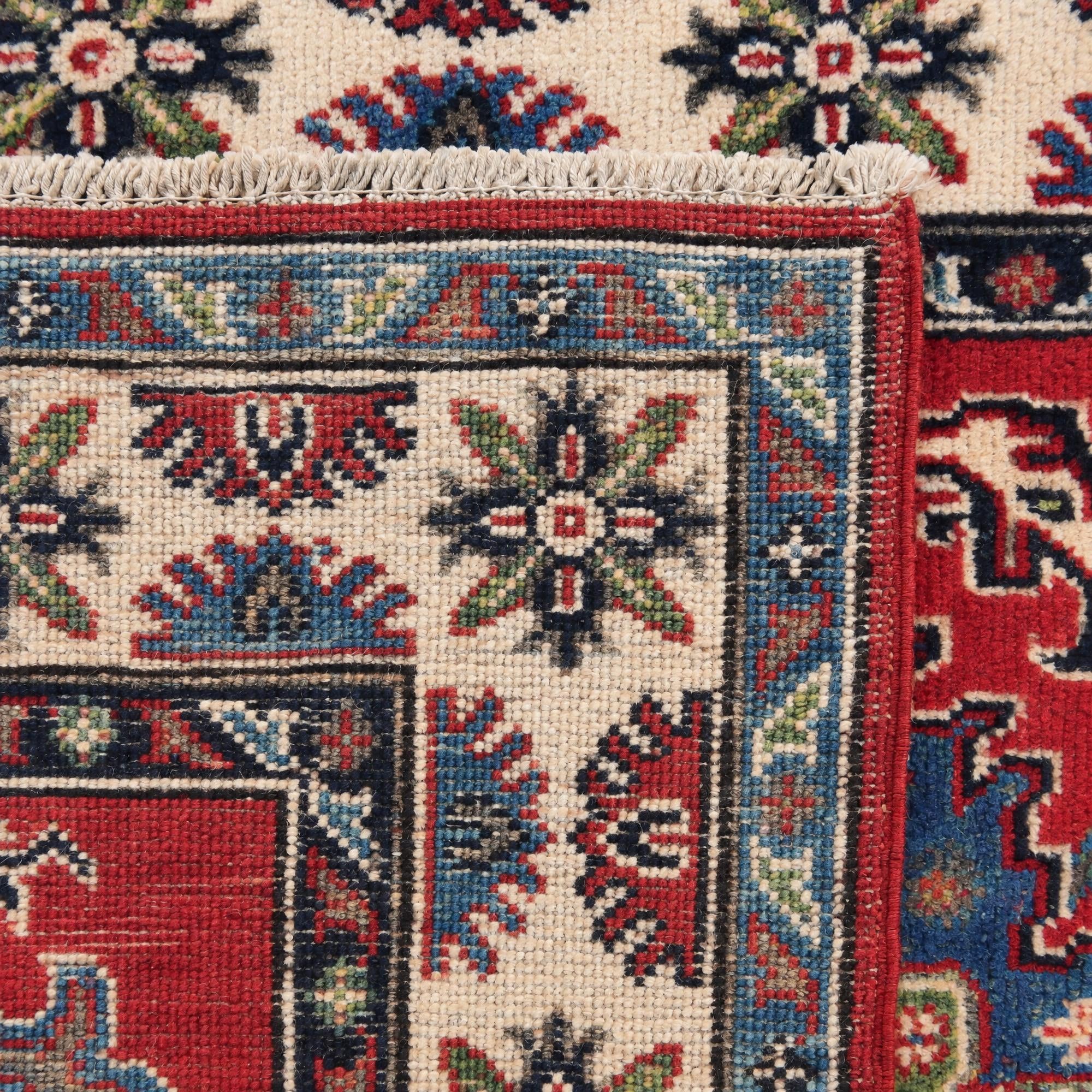 95cm x 155cm Hand Knotted Kazak Rug