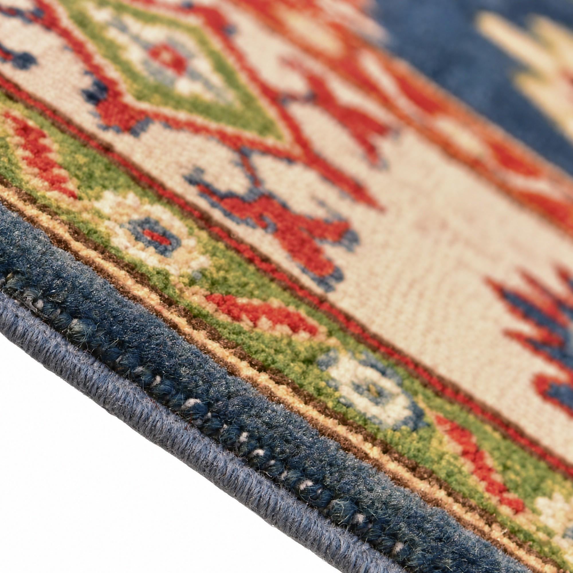 4' 10 x 6' 6 Hand Knotted Kazak Rug