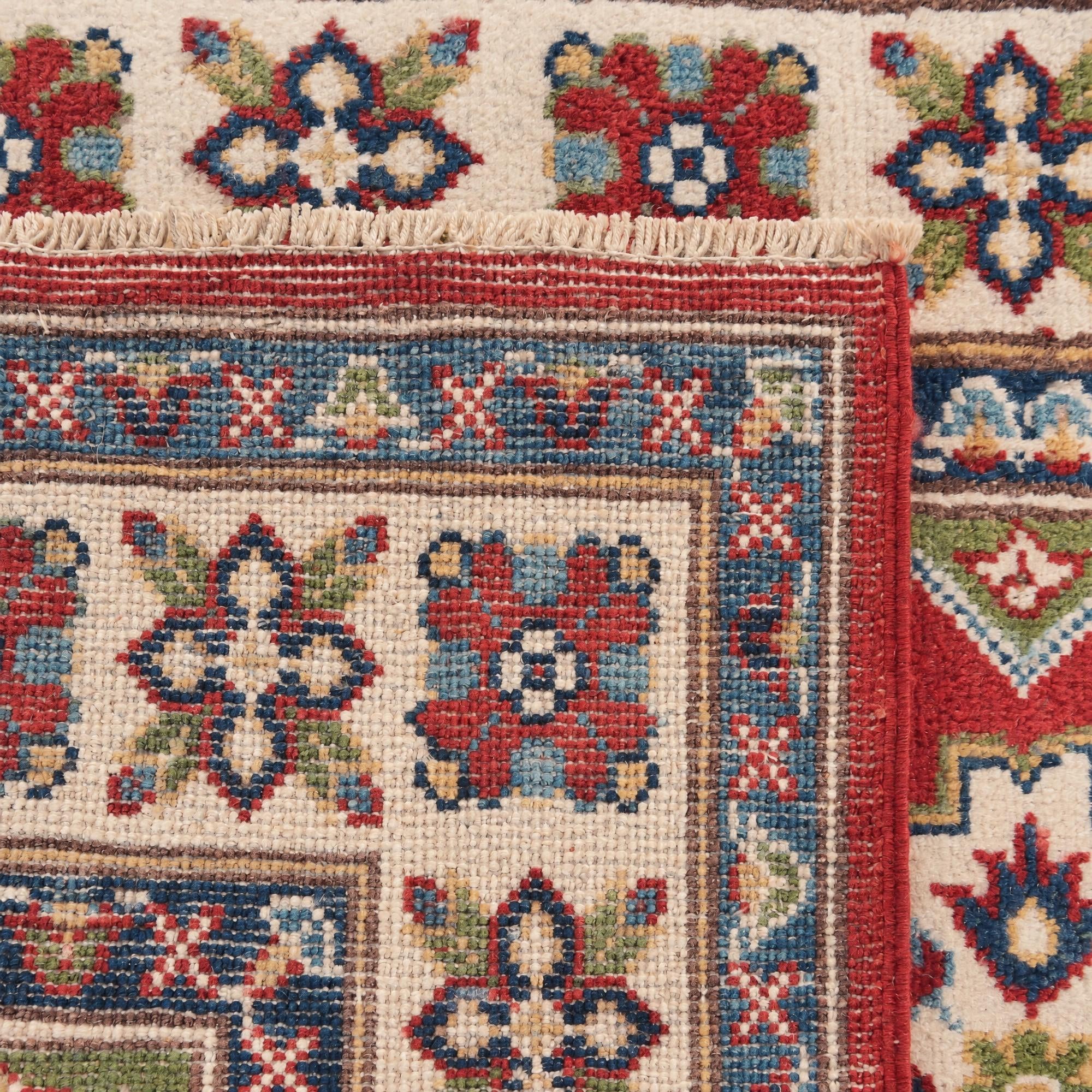 80cm x 130cm Handgeknüpft Kazak Teppich
