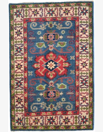 2' 9 x 4' 2 Hand Knotted Kazak Rug