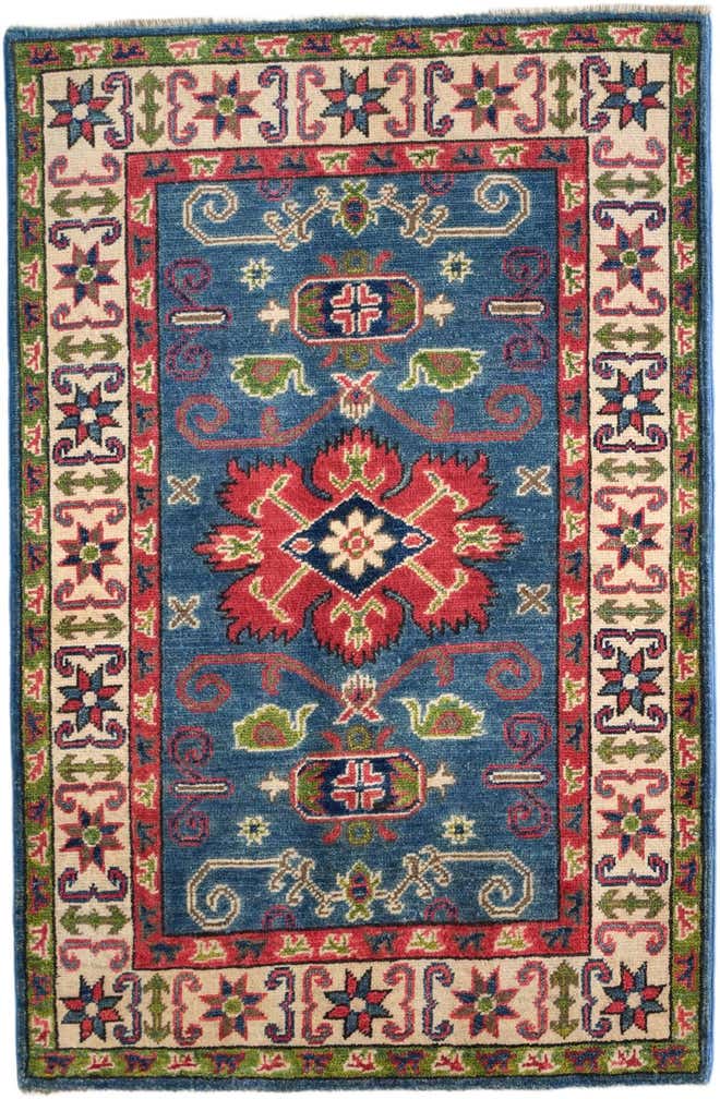 2' 9 x 4' 2 Hand Knotted Kazak Rug