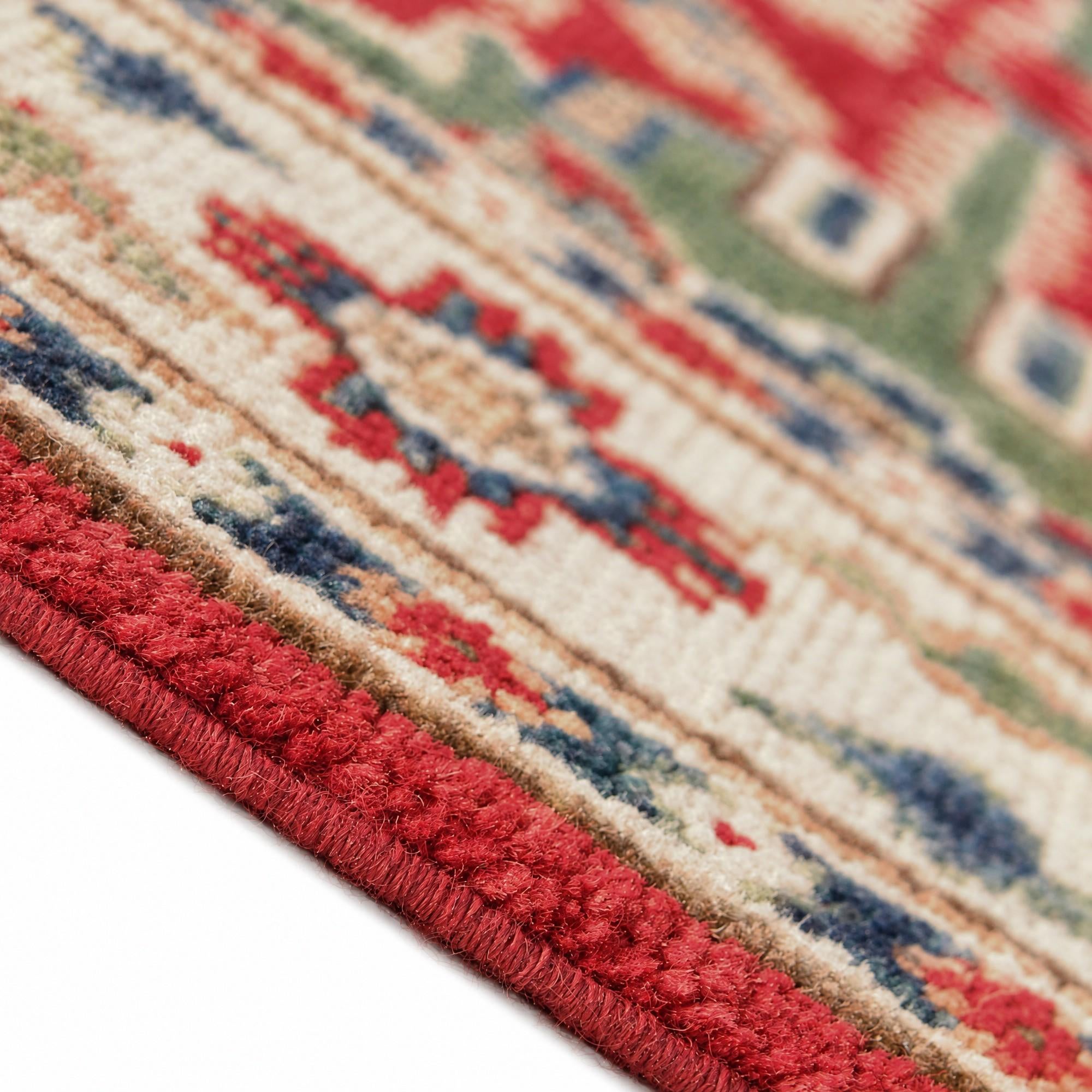 80cm x 125cm Hand Knotted Kazak Rug