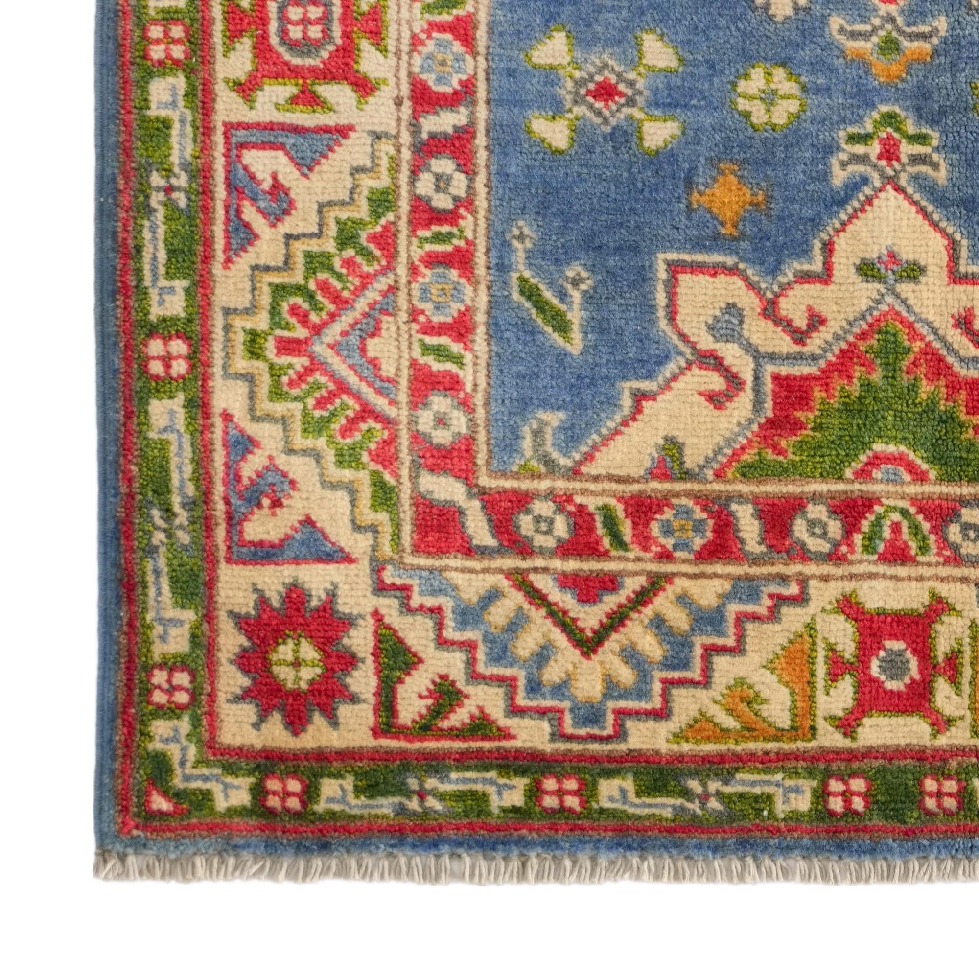 80cm x 125cm Handgeknüpft Kazak Teppich