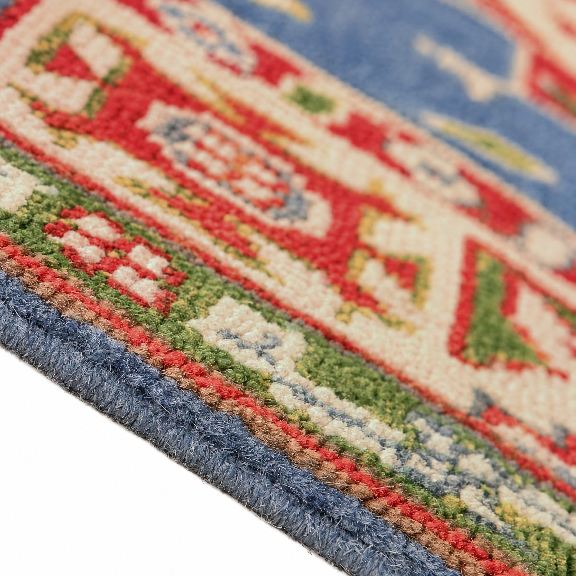 80cm x 125cm Hand Knotted Kazak Rug