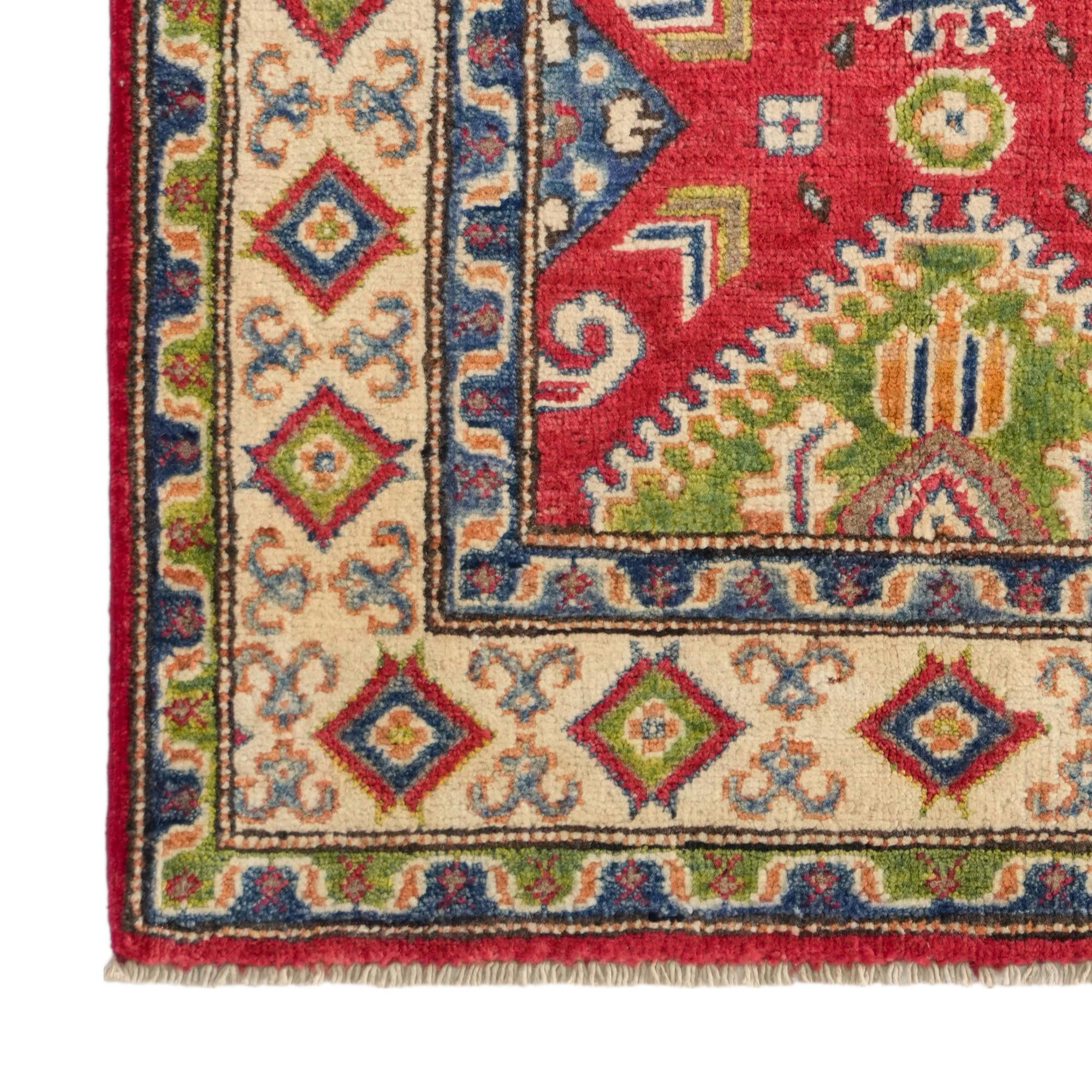 85cm x 120cm Handgeknüpft Kazak Teppich