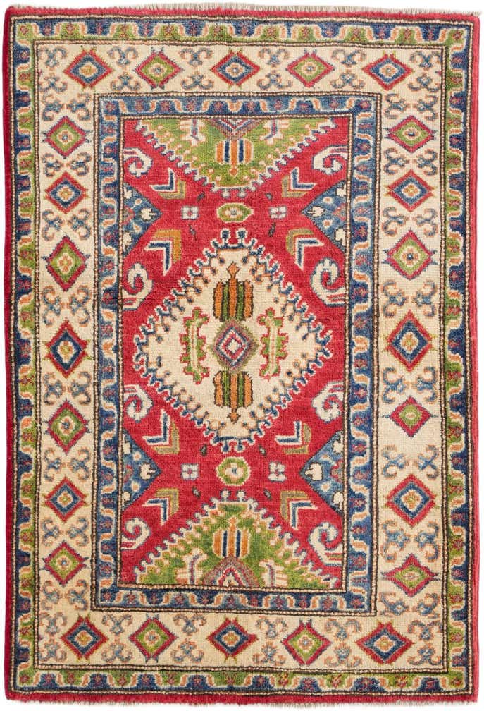 2' 9 x 4' Hand Knotted Kazak Rug