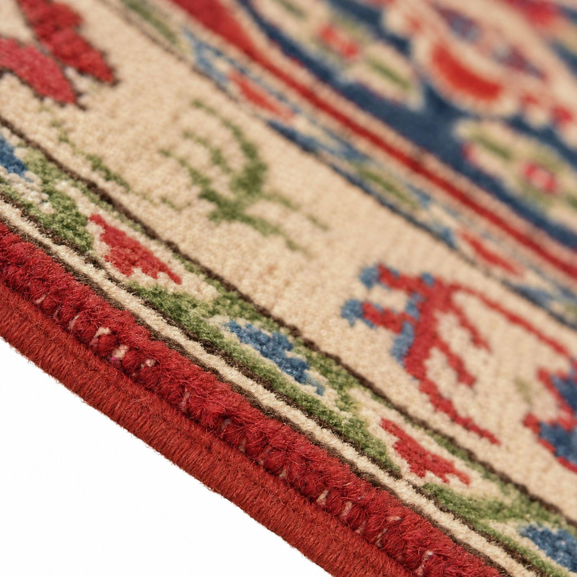 Detail image 8 of 12: 2' 9 x 4' 2 Hand Knotted Kazak Rug
