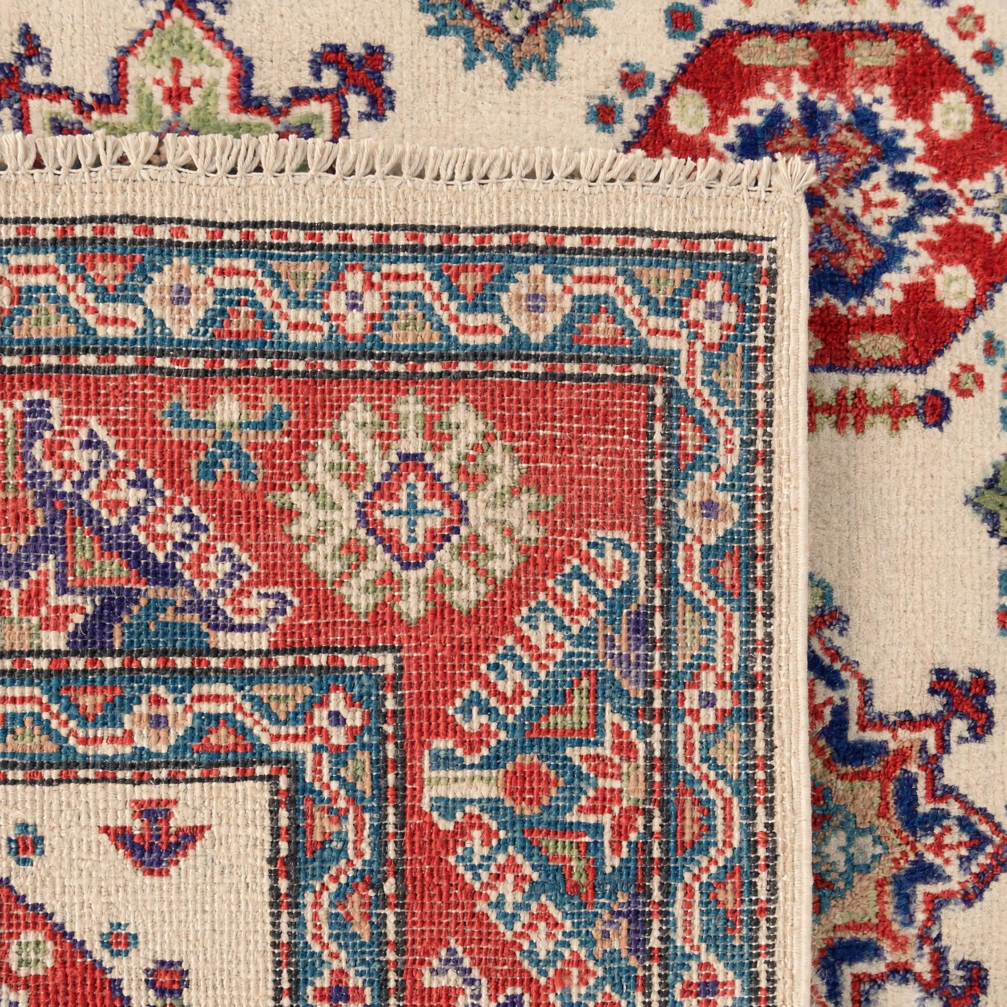 120cm x 185cm Handgeknüpft Kazak Teppich