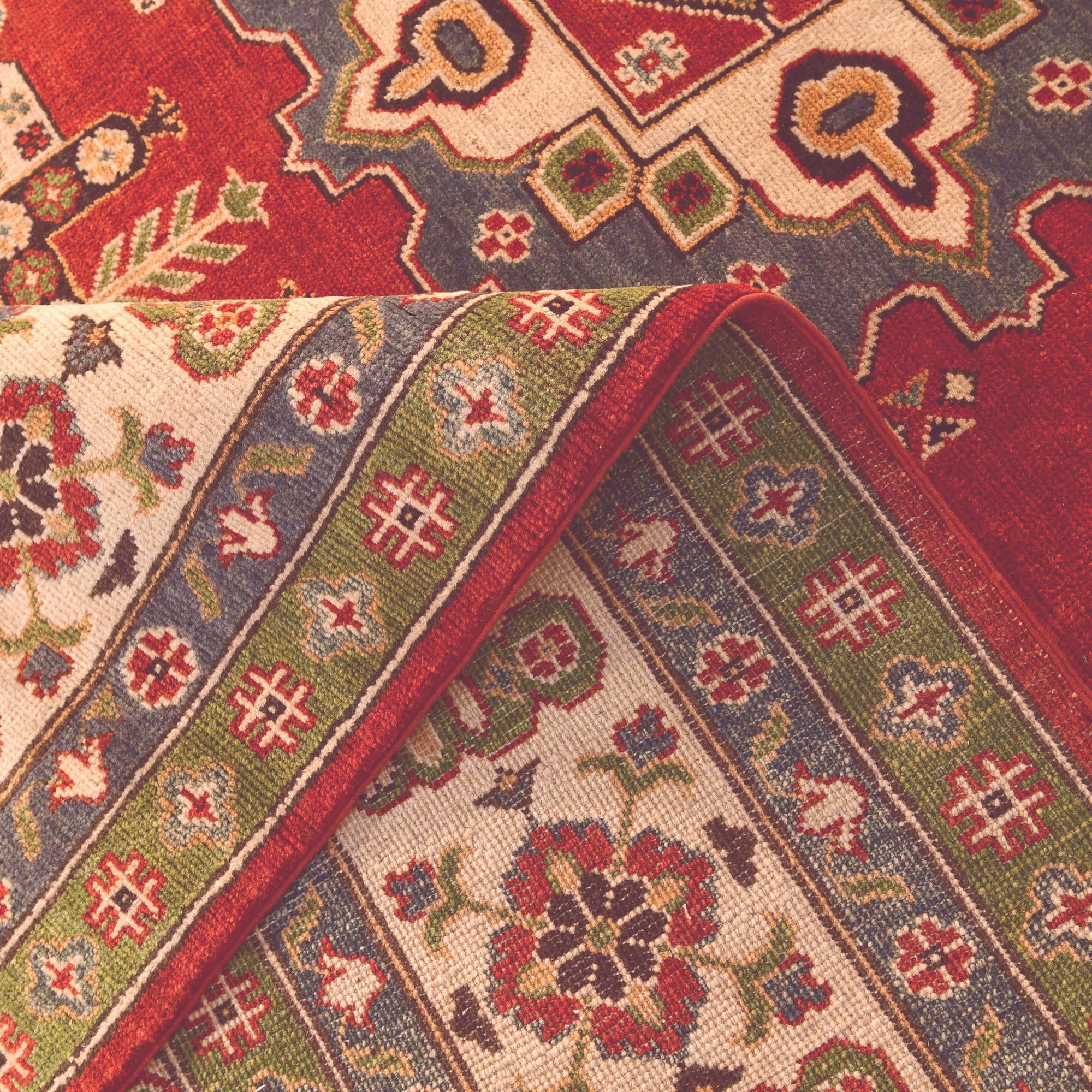 8' 2 x 10' 3 Hand Knotted Kazak Rug