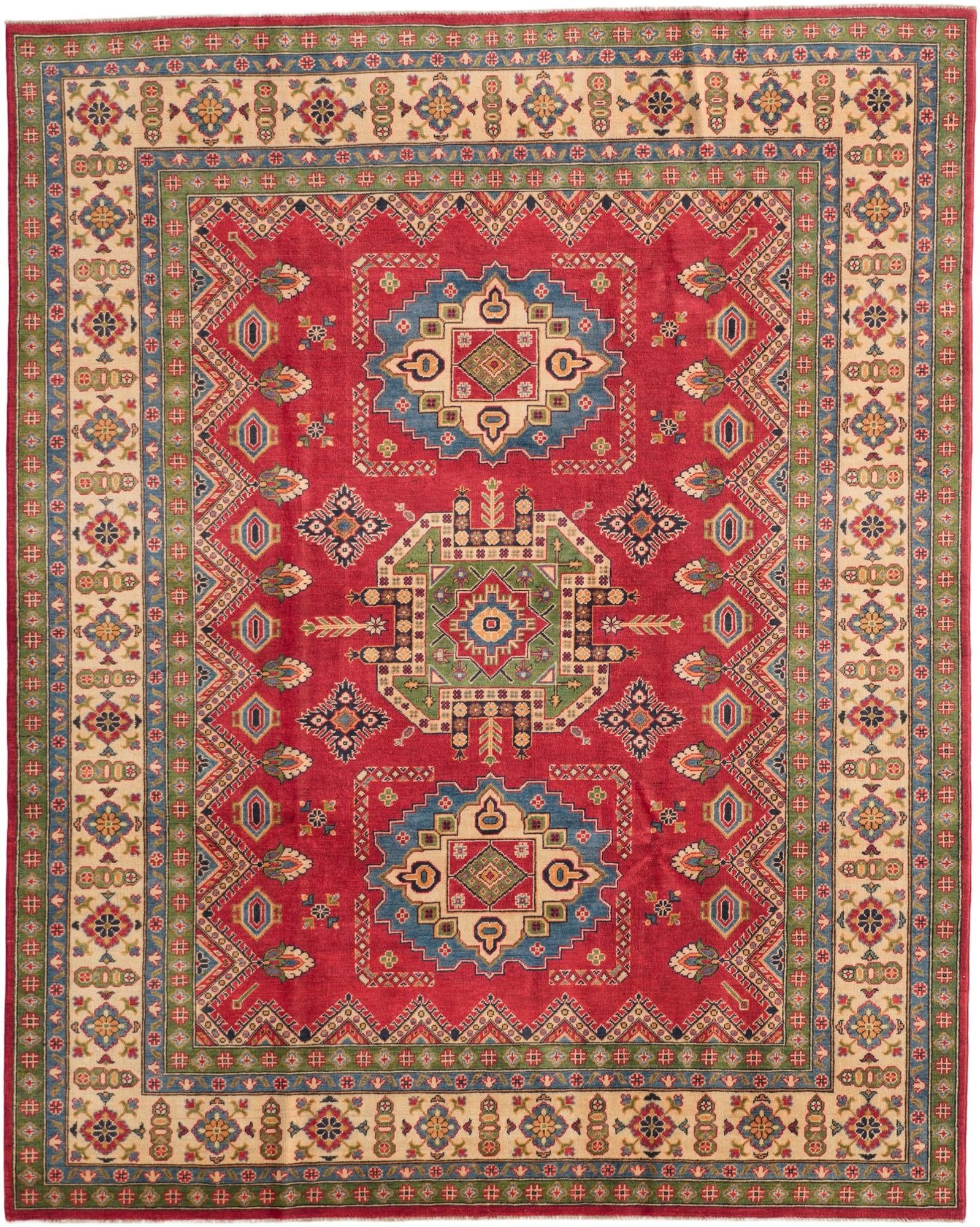 8' 2 x 10' 3 Hand Knotted Kazak Rug