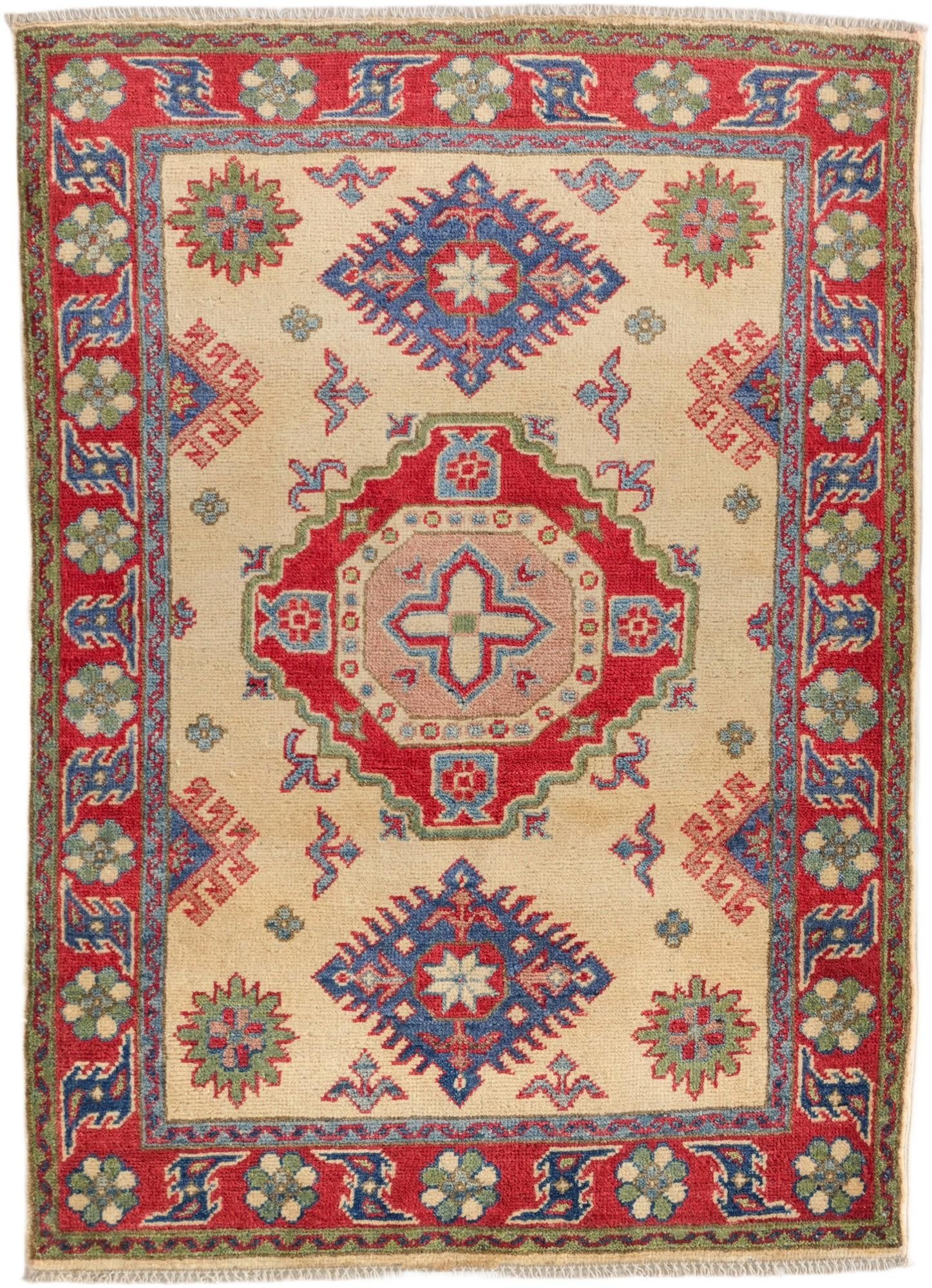 2' 10 x 3' 11 Hand Knotted Kazak Rug