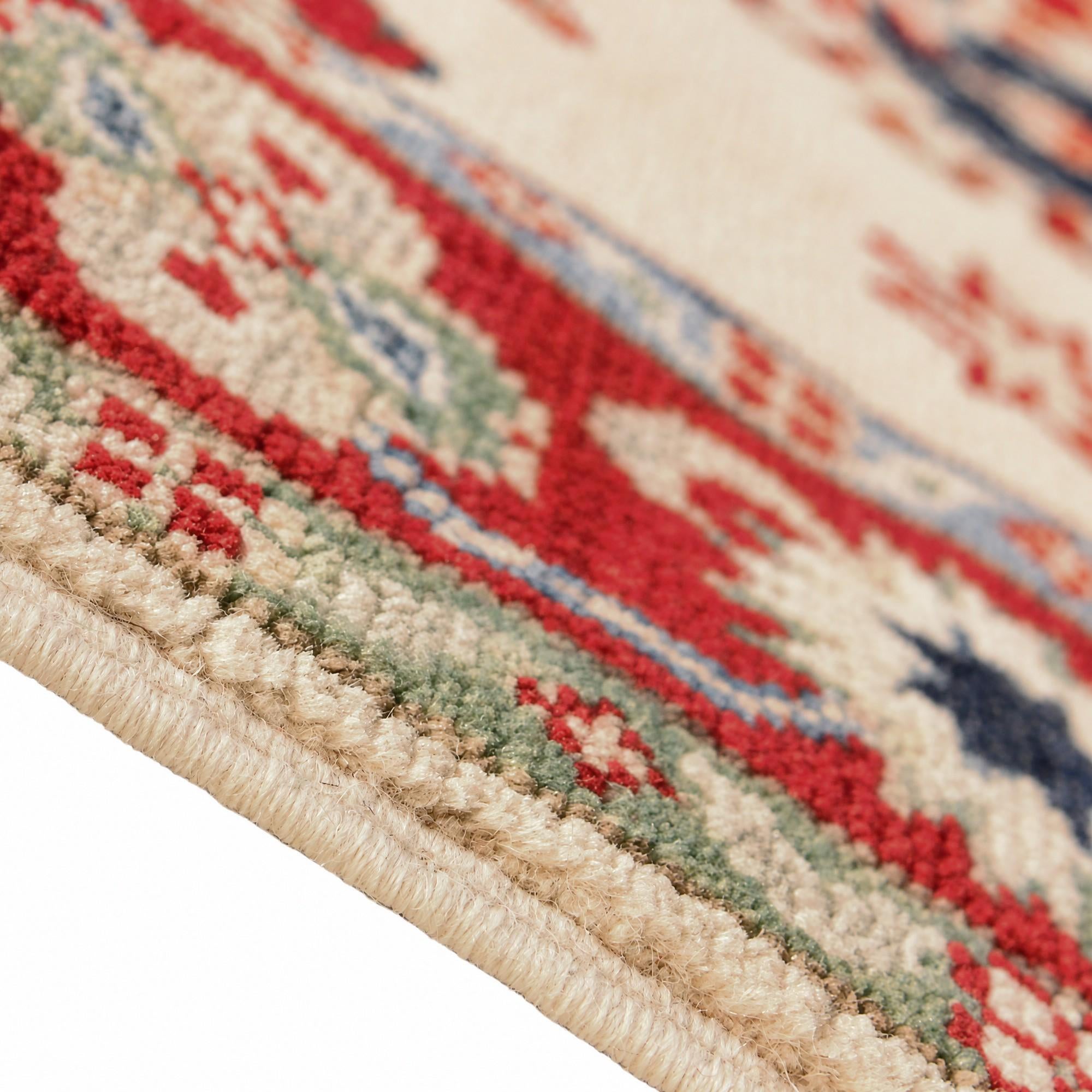 100cm x 145cm Hand Knotted Kazak Rug